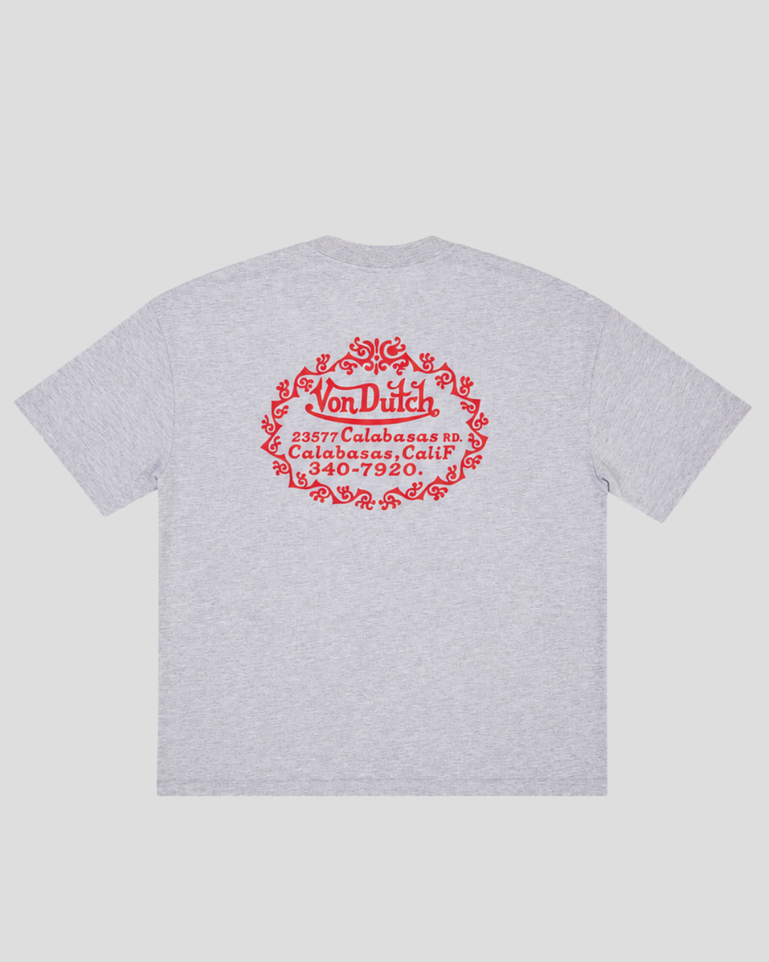 CALABASAS TEE (GREY) MENS/UNISEX