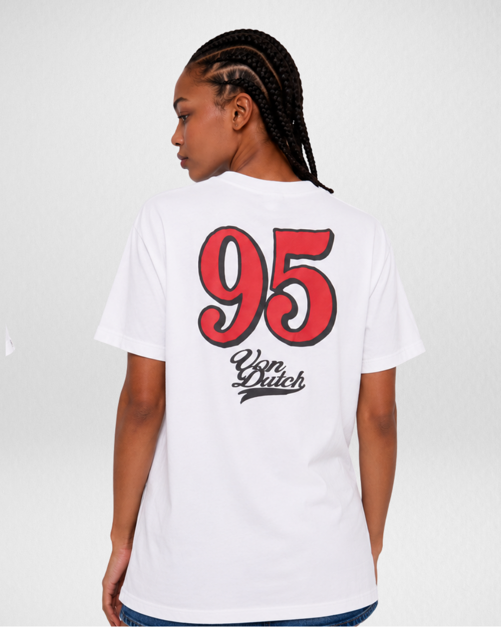 95 TEE (WHITE) MENS/UNISEX