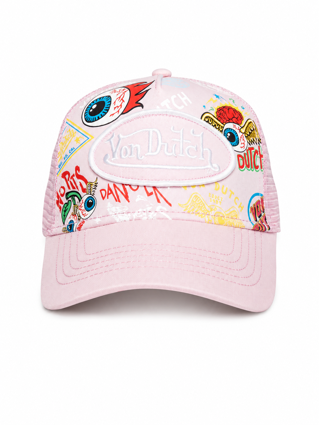 Von Dutch PINK JAX ALL OVER Trucker Hat