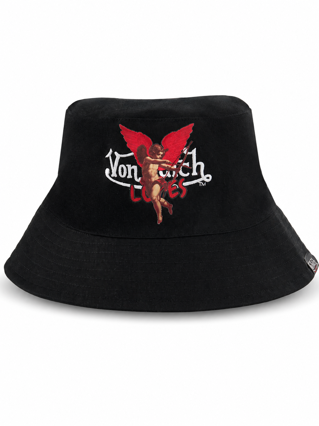 VON DUTCH LOVES BUCKET HAT IN BLACK