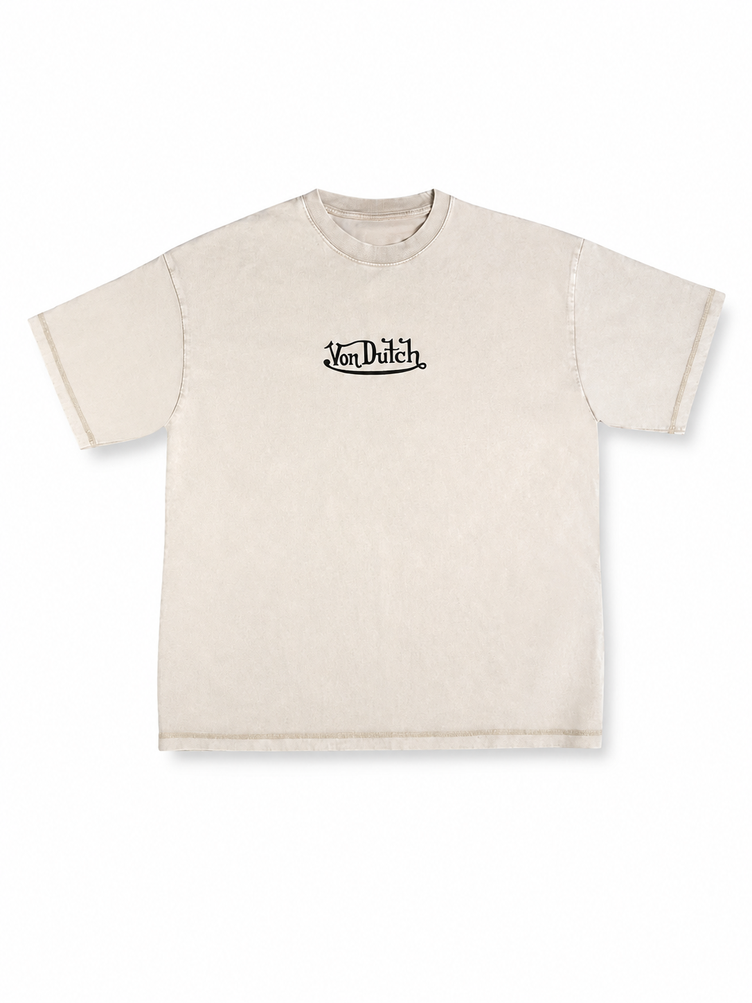 Von Dutch LOVES Angel Print Tshirt in BEIGE
