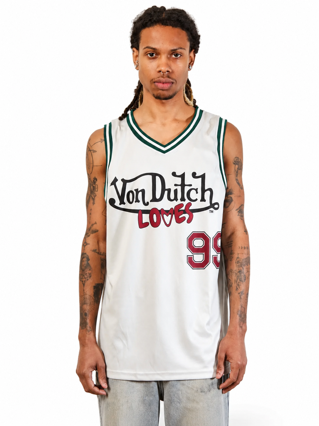 Von Dutch Loves 99 Basketball Jersey