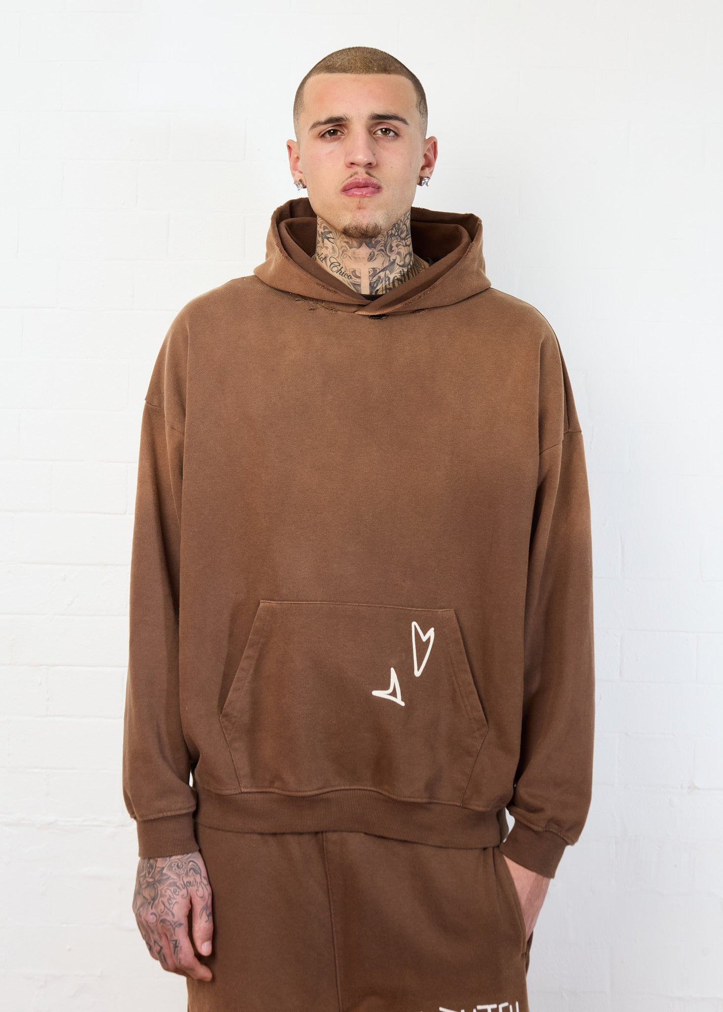 FLYING EYE HOODIE (OVERSIZE BROWN)