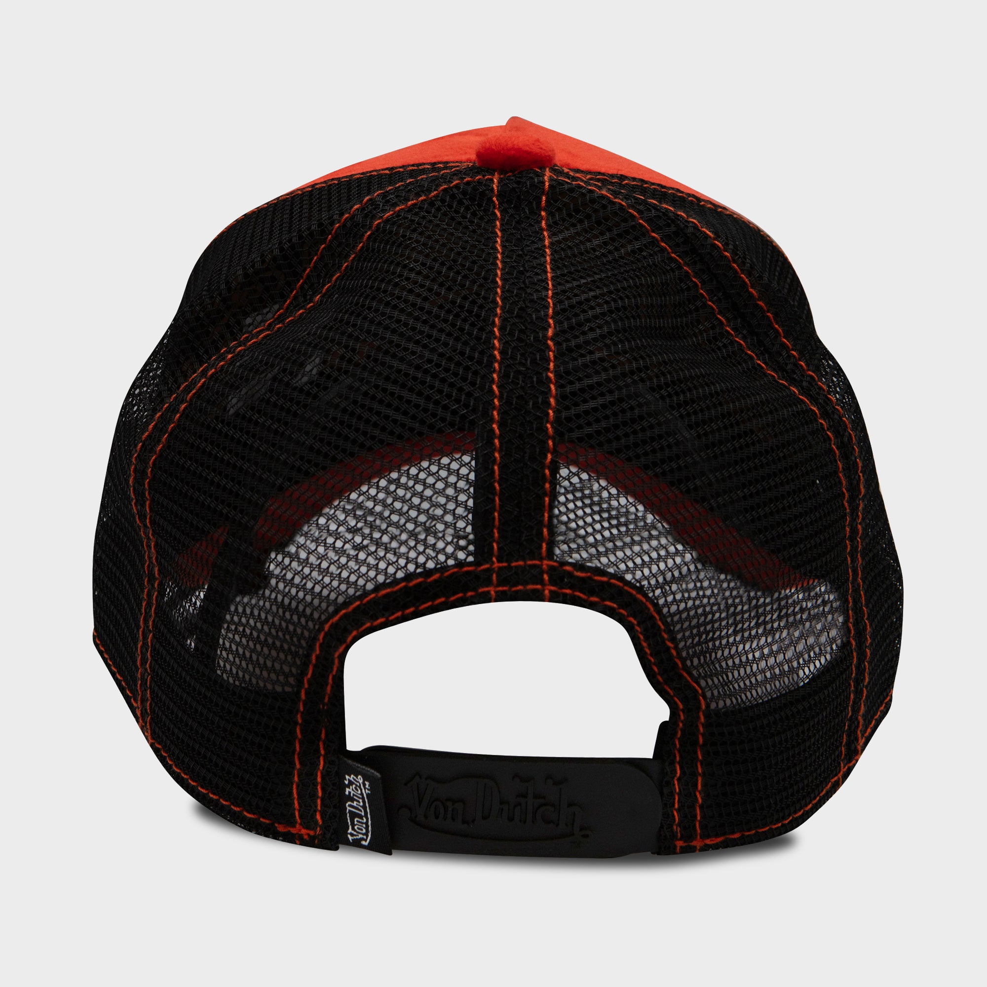 CLASSIC VELVET TRUCKER (RED/ORANGE LOGO)