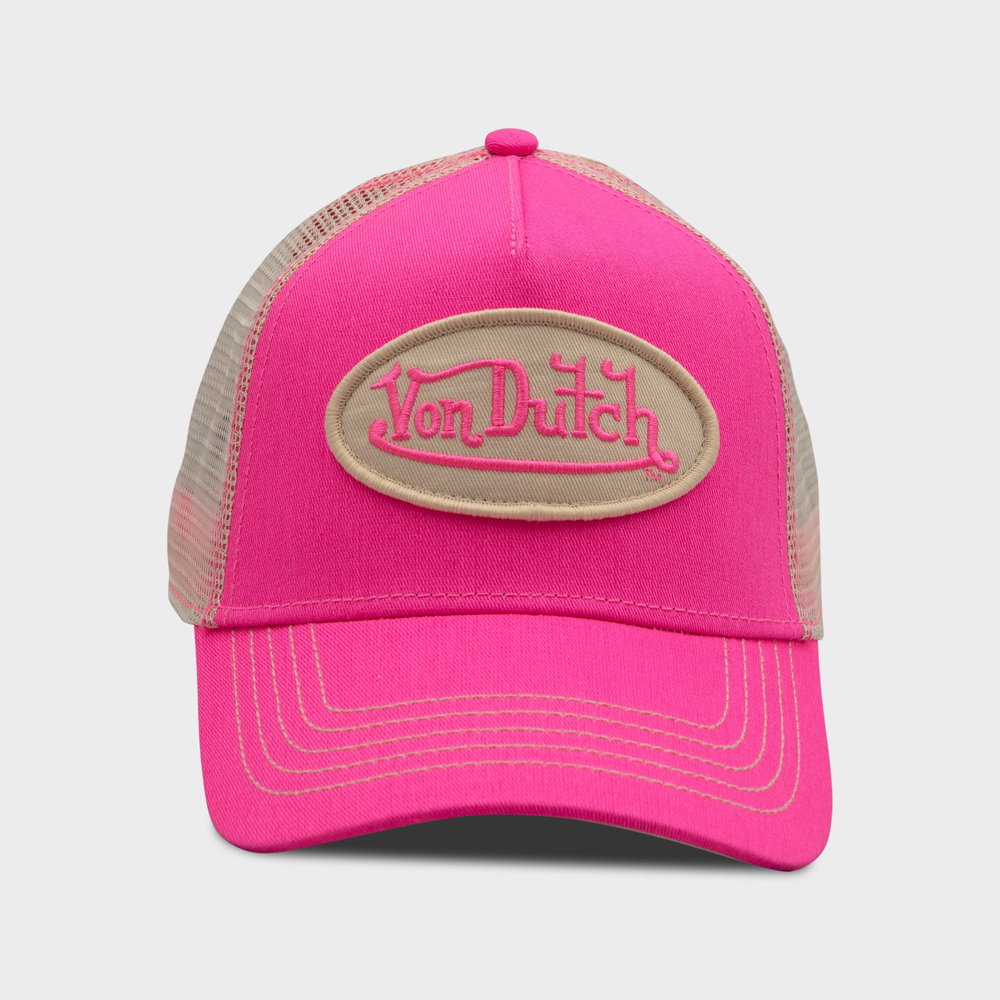 HOT PINK CLASSIC LOGO TRUCKER