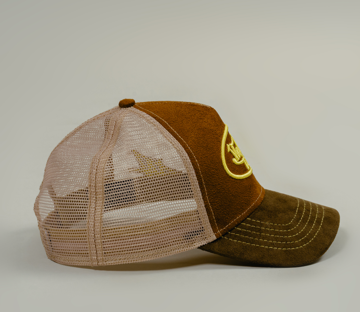 PRE-ORDER W SUEDETTE (YELLOW & BROWN)