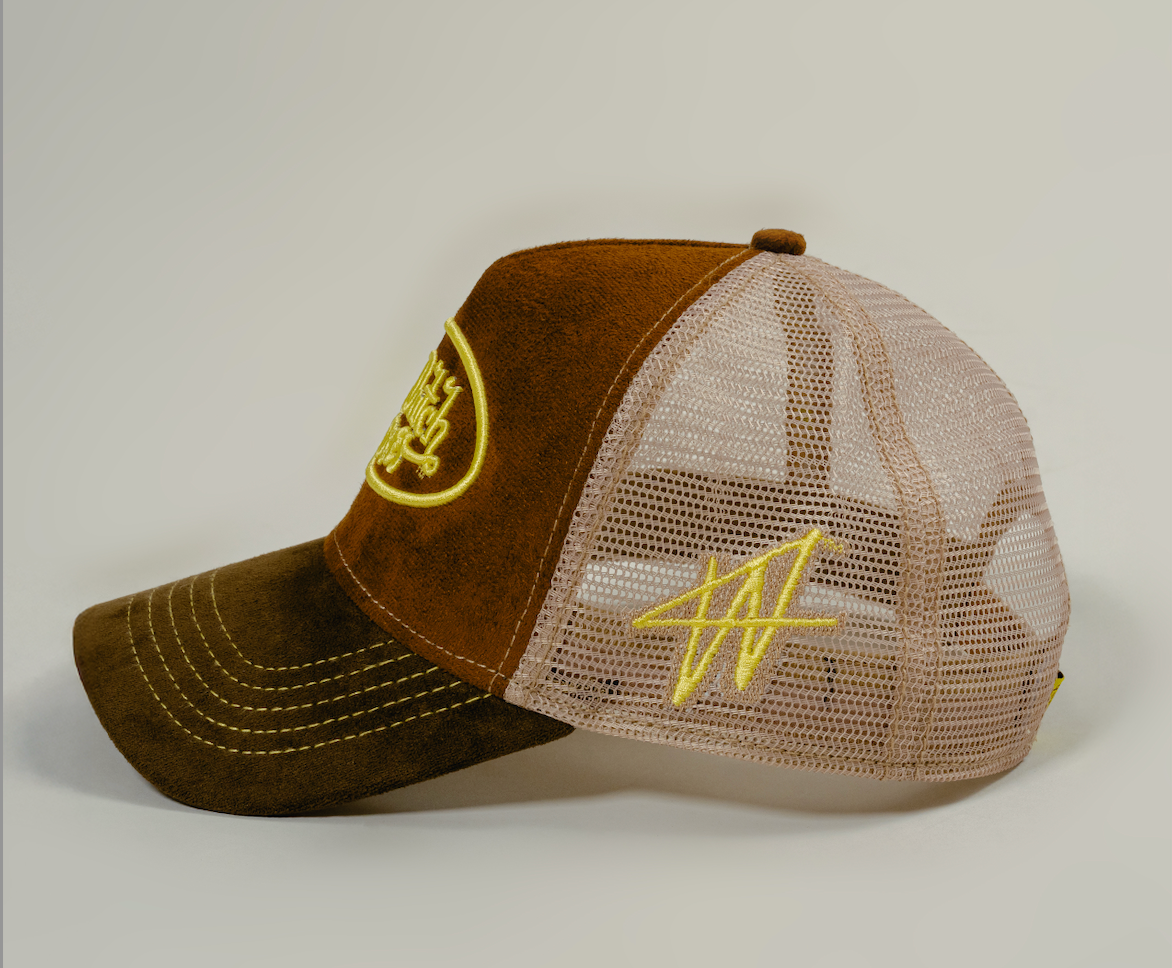 PRE-ORDER W SUEDETTE (YELLOW & BROWN)