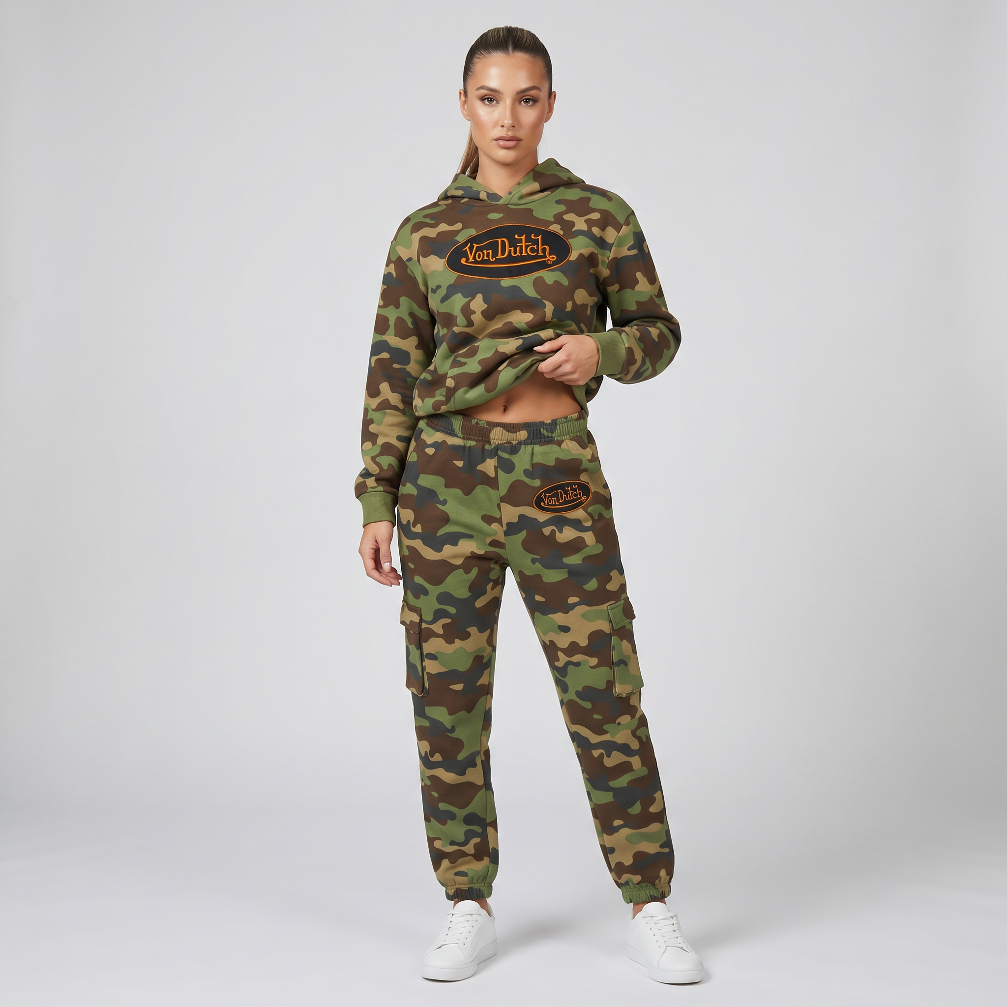 UNISEX CUFFED JOGGER (GREEN CAMO)