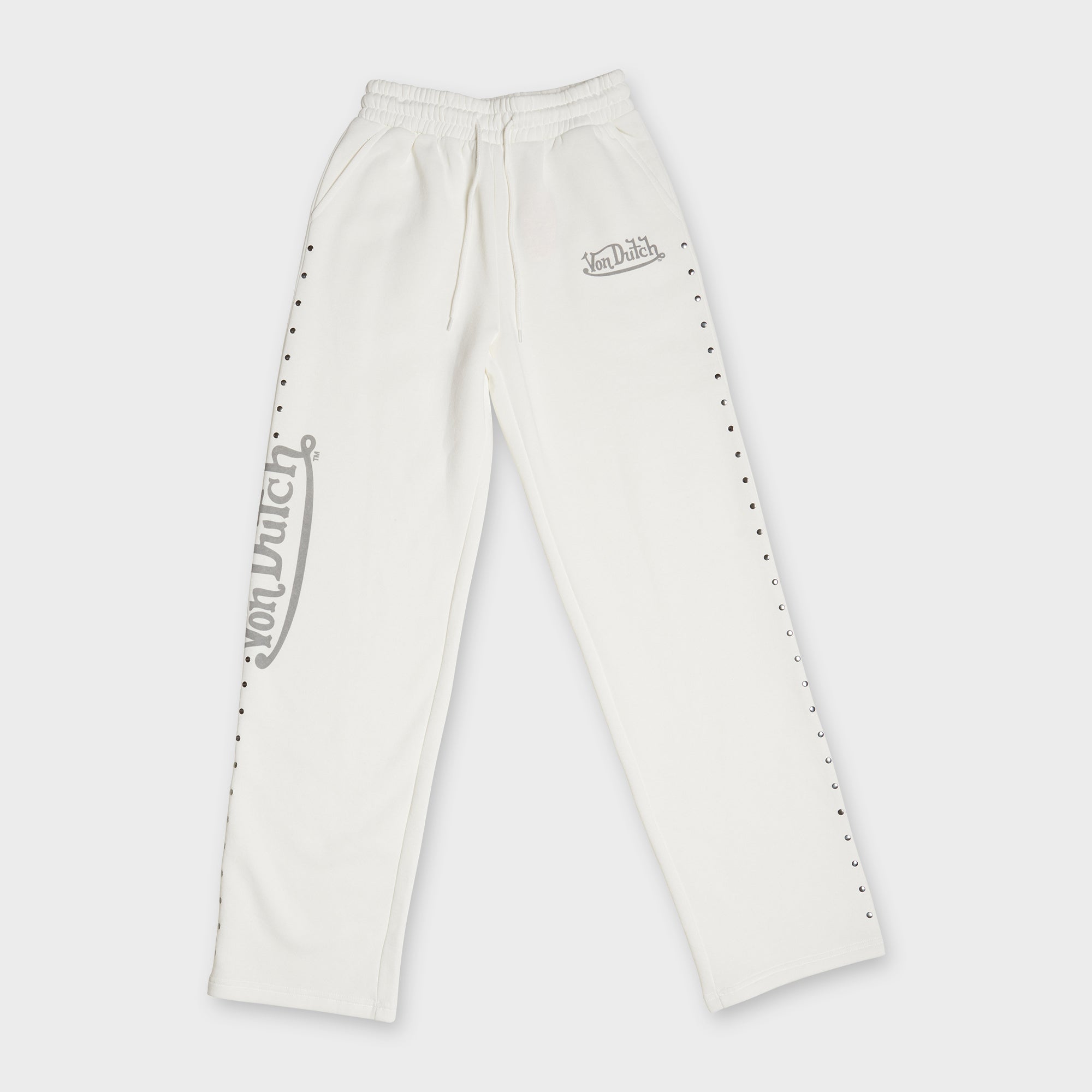 STUDDED JOGGER (WHITE)
