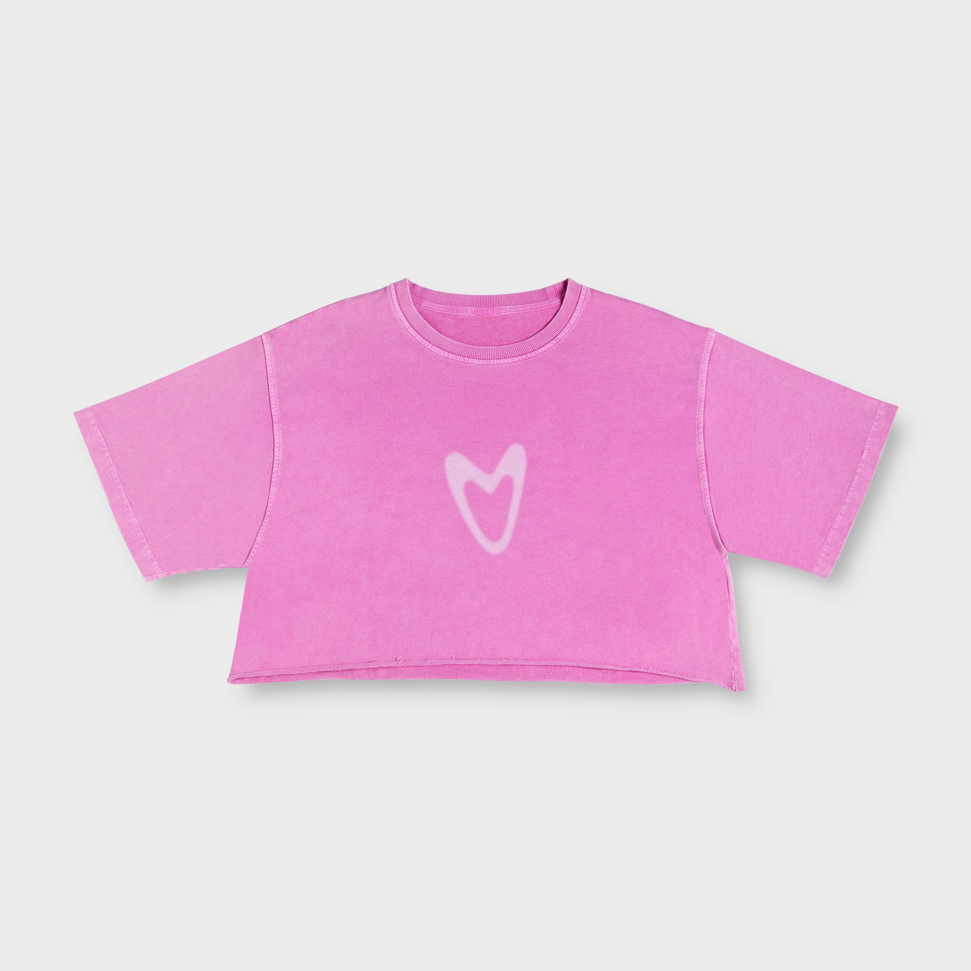 CROPPED "BABY" T (PINK)