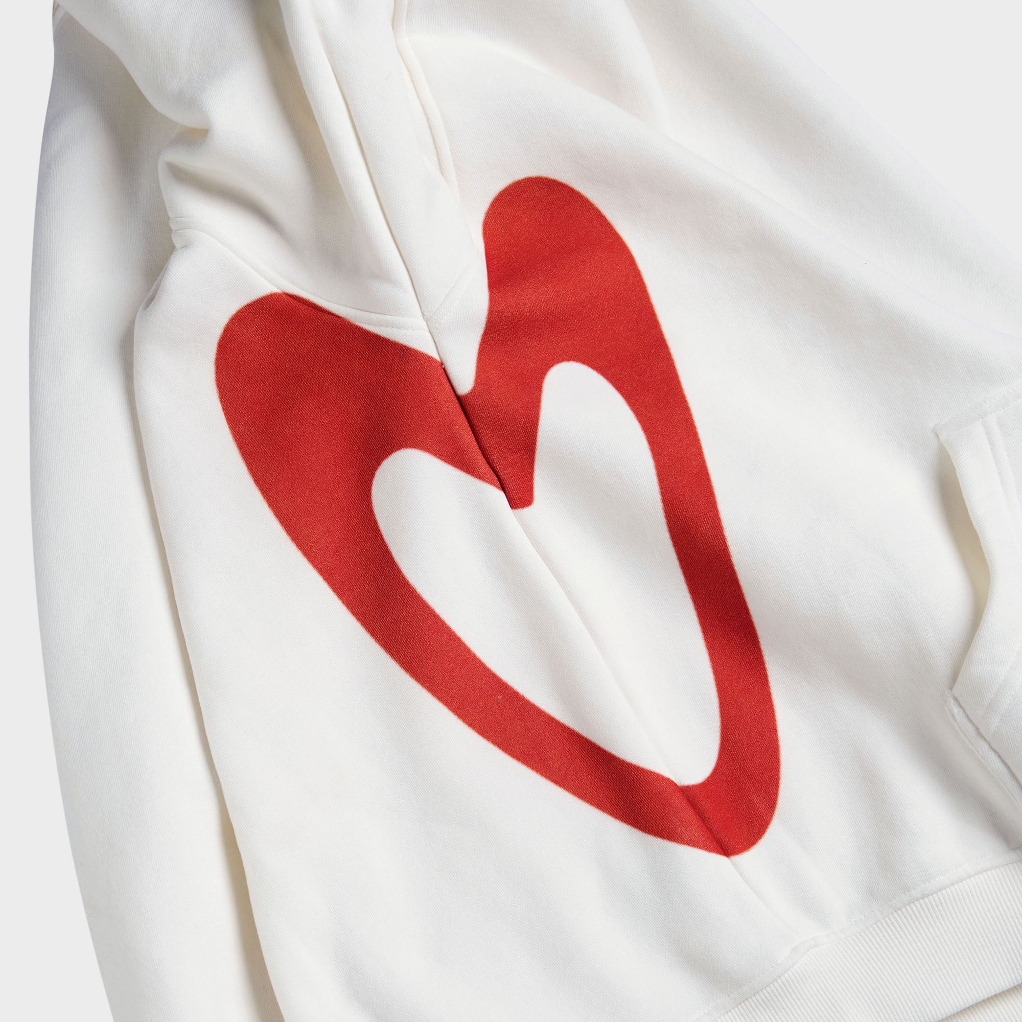 BROKEN HEART HOODIE (OVERSIZE WHITE)