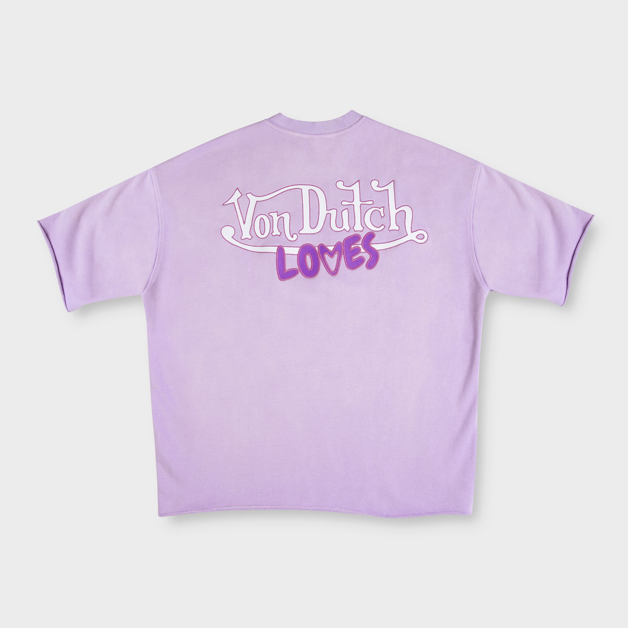 THREE LOVES SWEAT TEE (PURPLE)