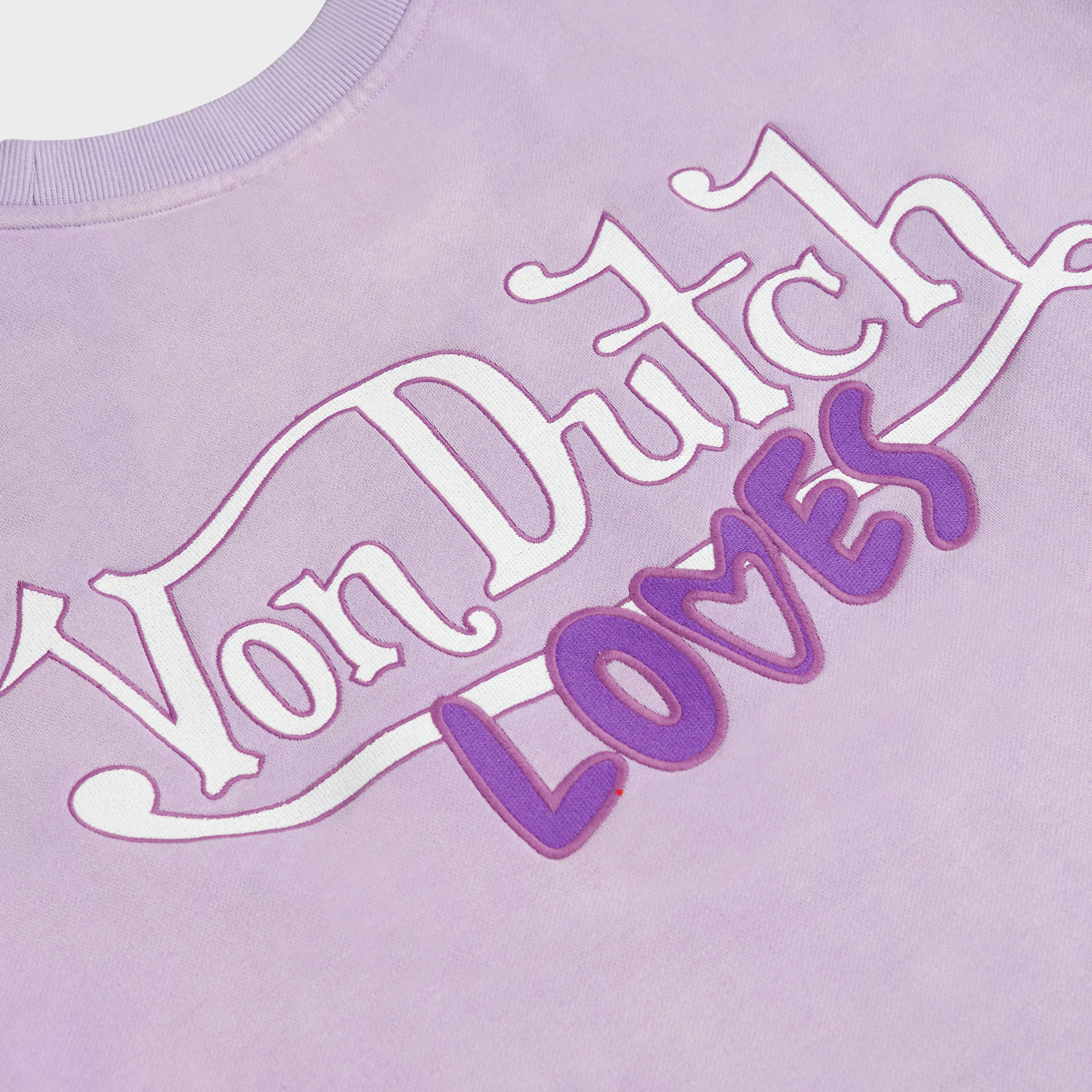 THREE LOVES SWEAT TEE (PURPLE)