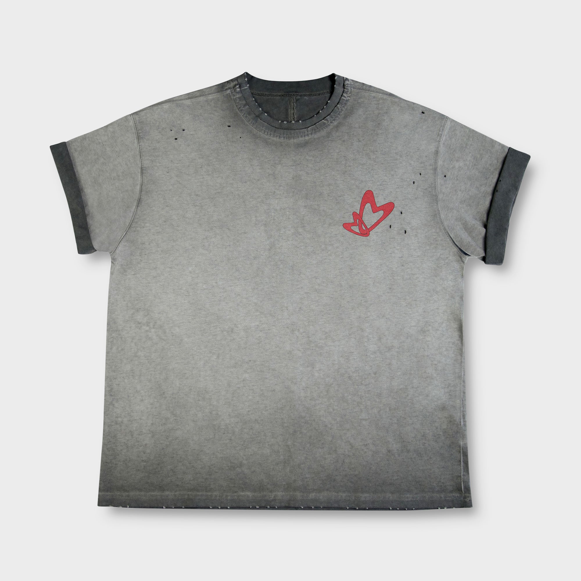 WINGS T (GREY STONE- OVERSIZE)