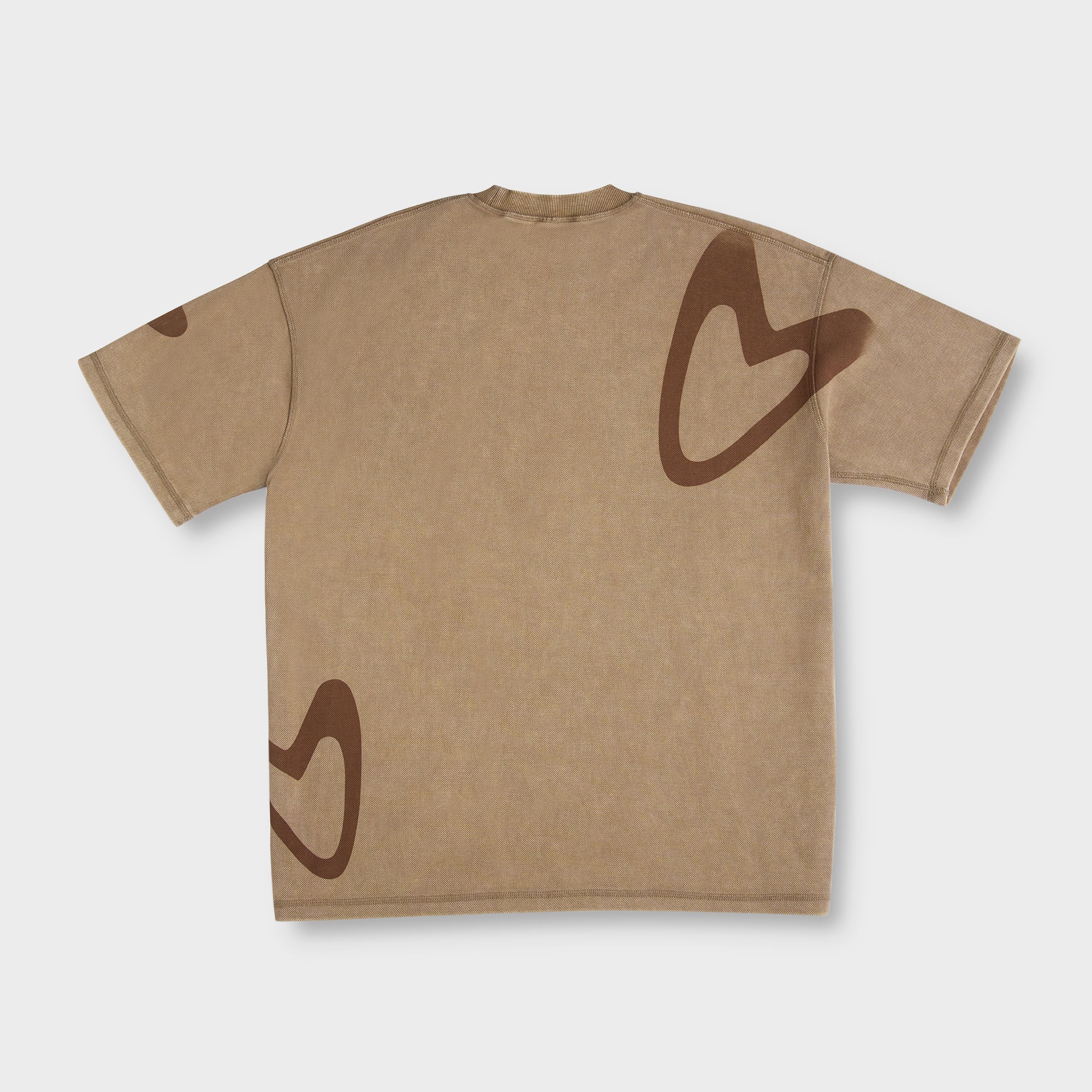 FAUX POCKET TEE (CAMEL)