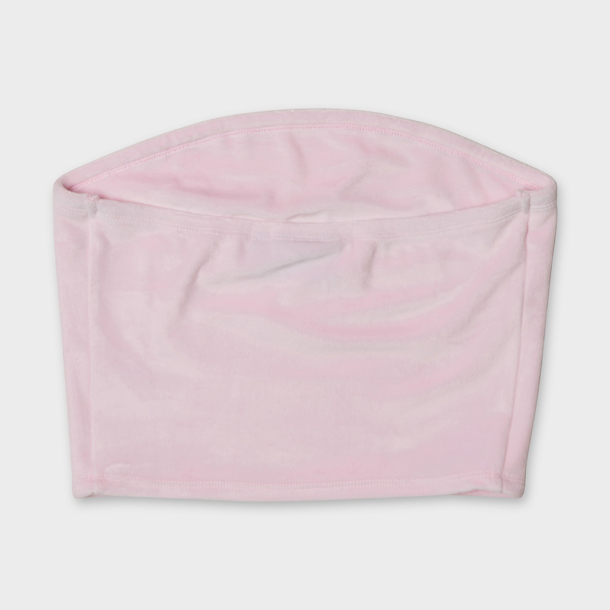 CALIFORNIA VELOUR TUBE TOP (PINK)