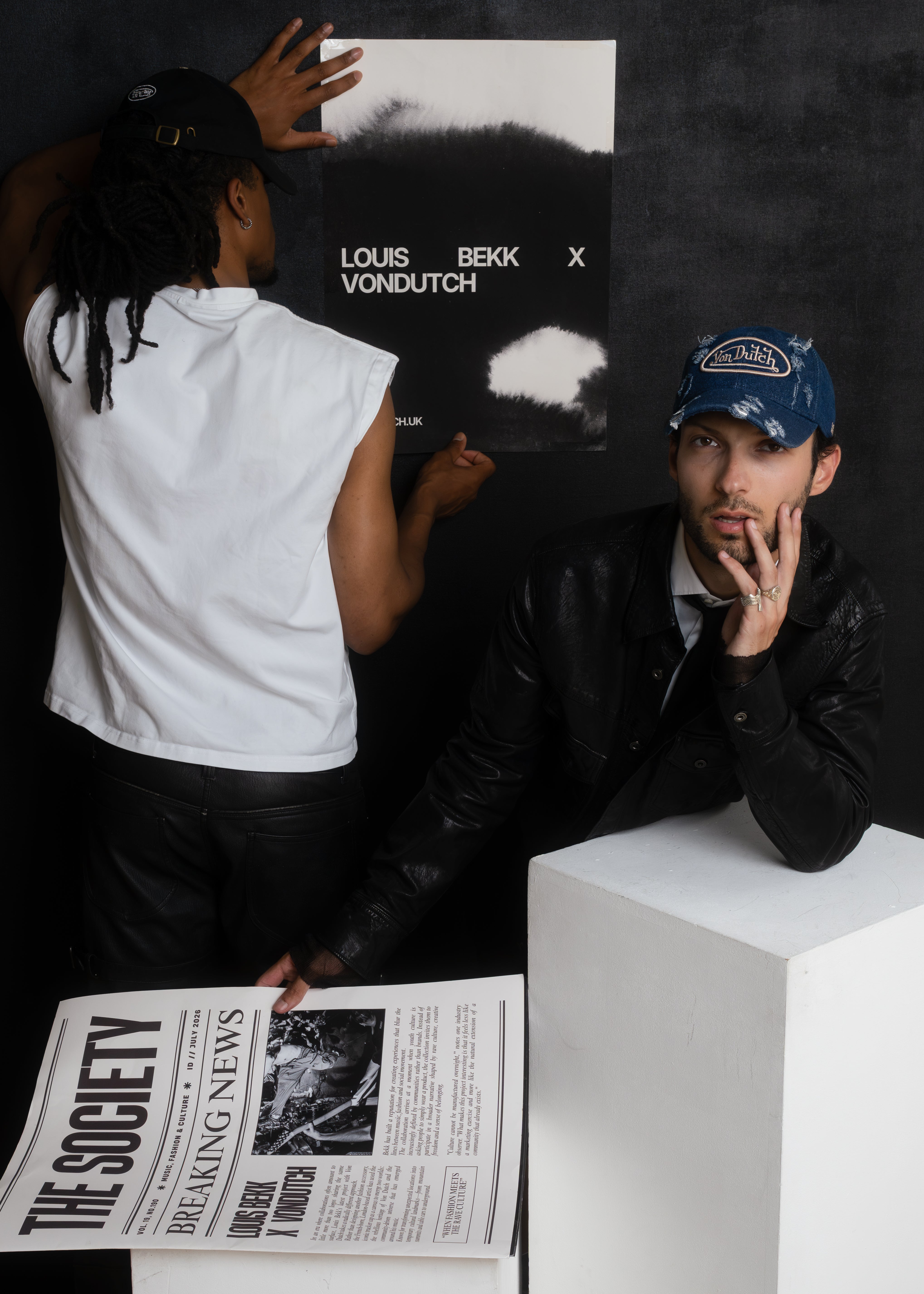 LOUIS BEKK X VON DUTCH LOVES (VINTAGE BLUE DENIM)
