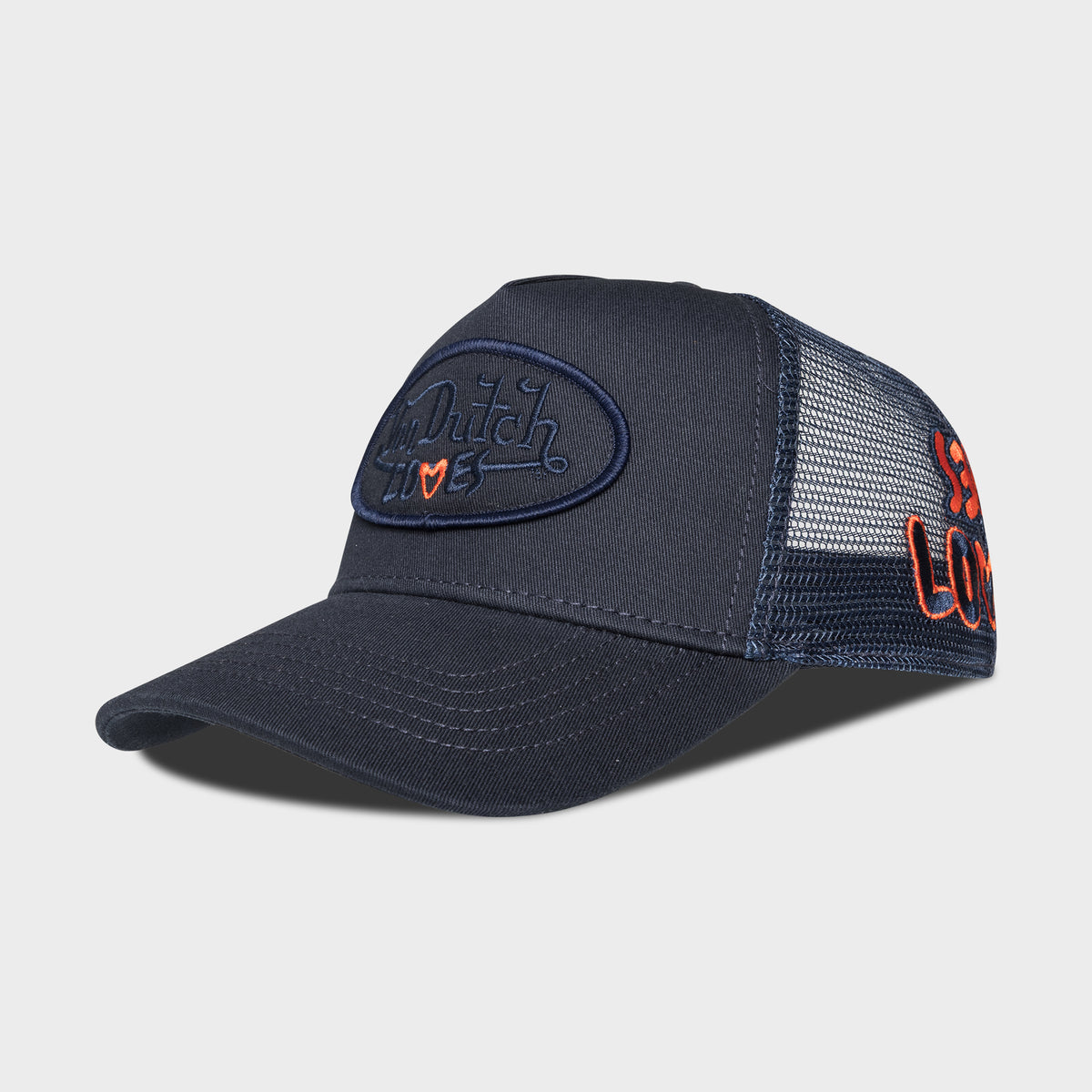 VON DUTCH LOVES SMALL HEART NAVY CANVAS