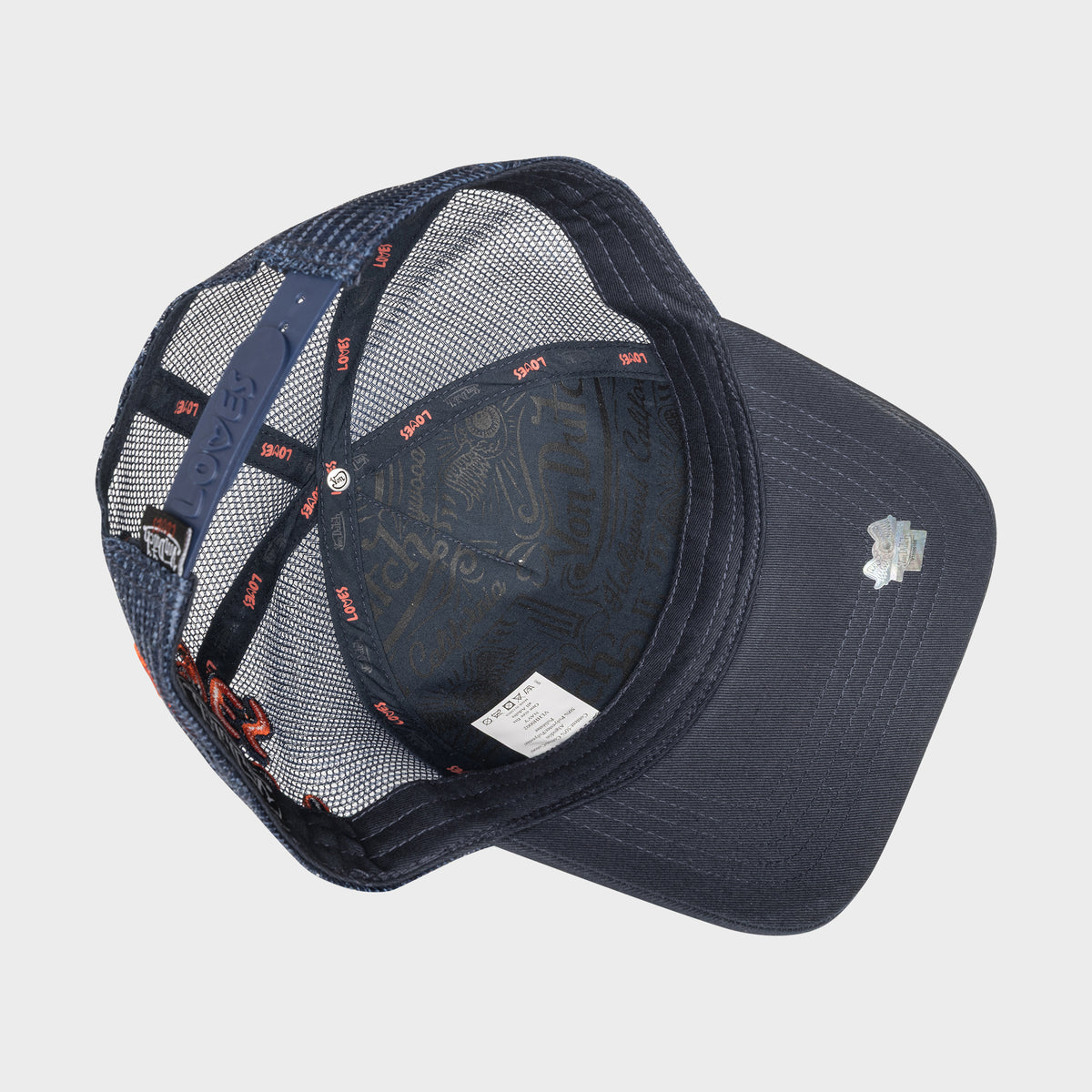 VON DUTCH LOVES SMALL HEART NAVY CANVAS