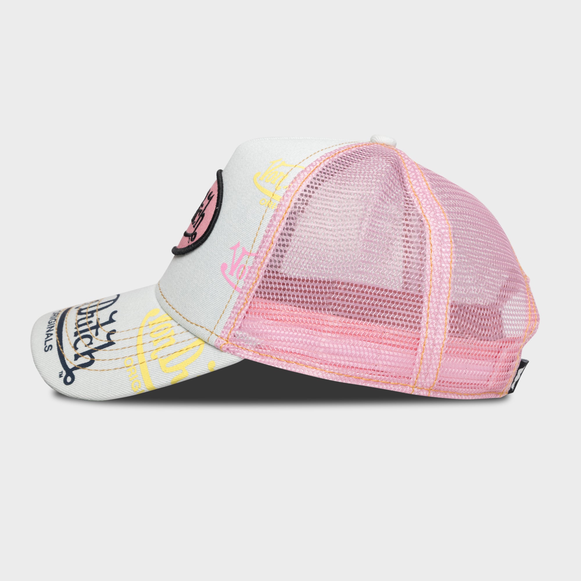 TAGGED TRUCKER (PINK TINT)