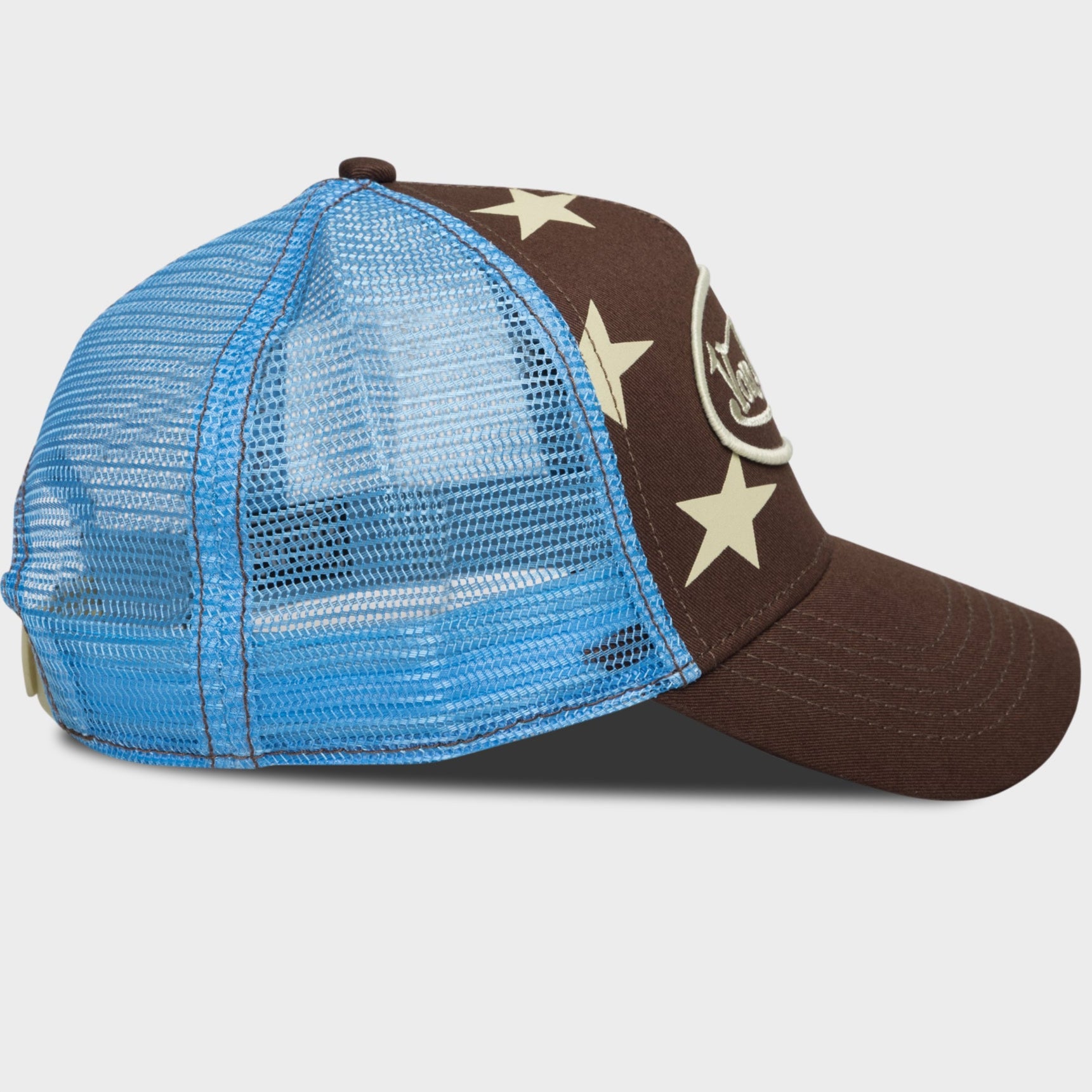 AMERICANA TRUCKER (BROWN AND BLUE)