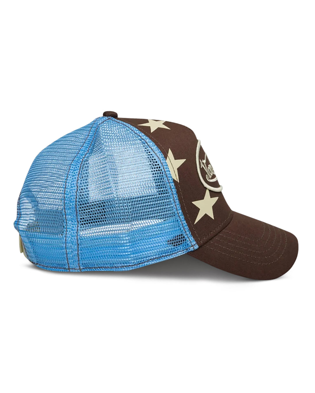 Von Dutch AMERICANA BLUE AND BROWN TRUCKER HAT