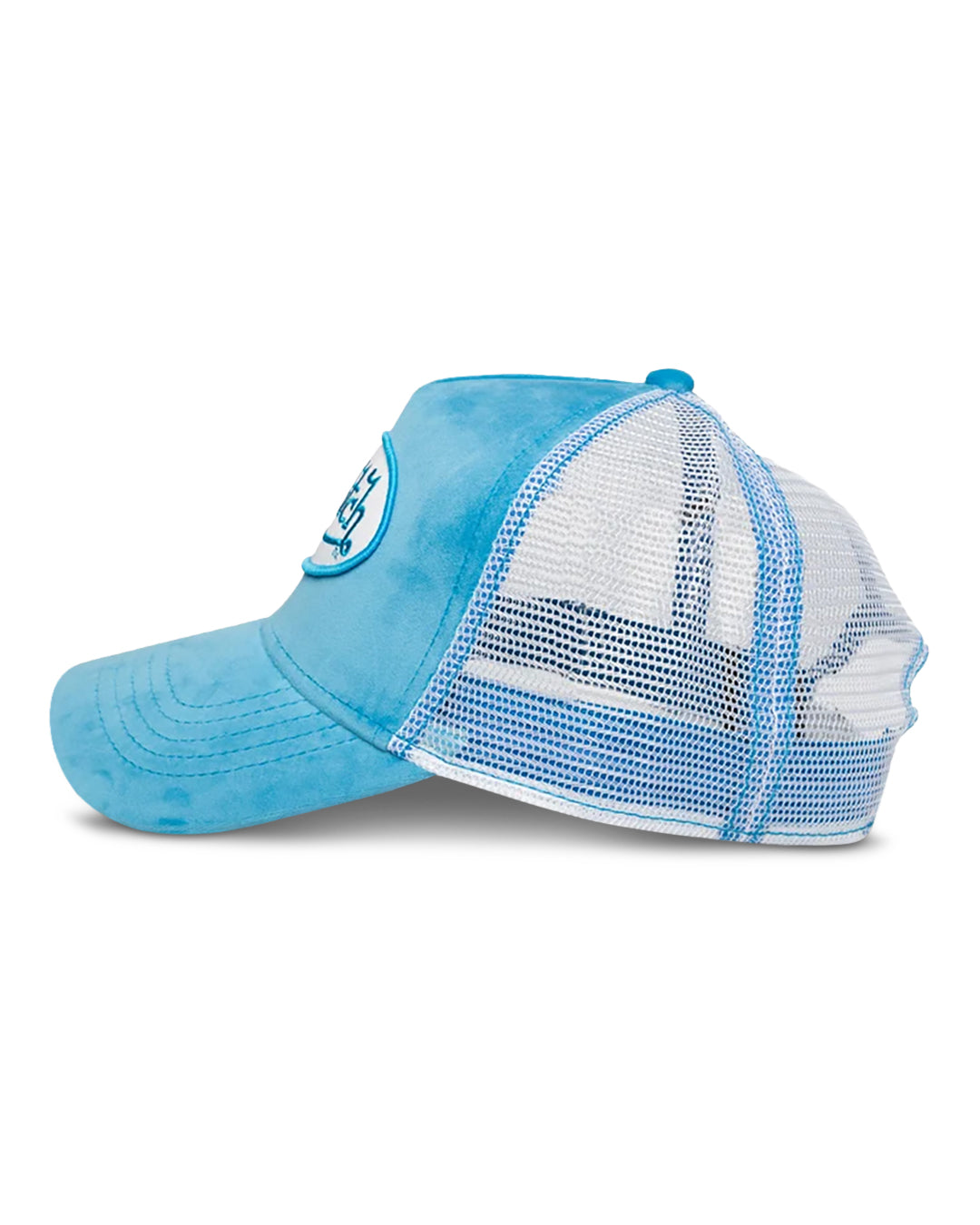 Von Dutch CERULEAN VELVET TRUCKER HAT