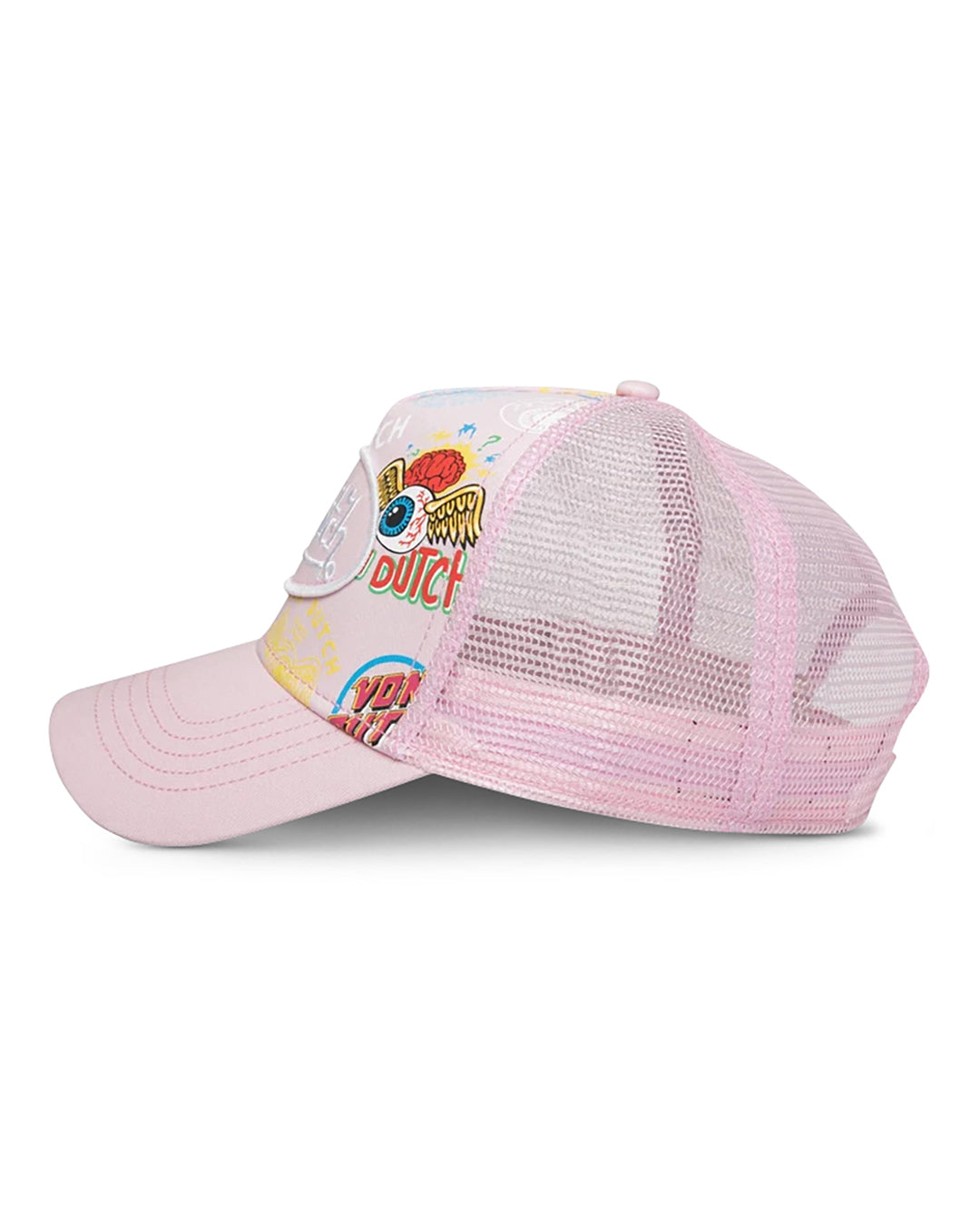 Von Dutch PINK JAX ALL OVER Trucker Hat