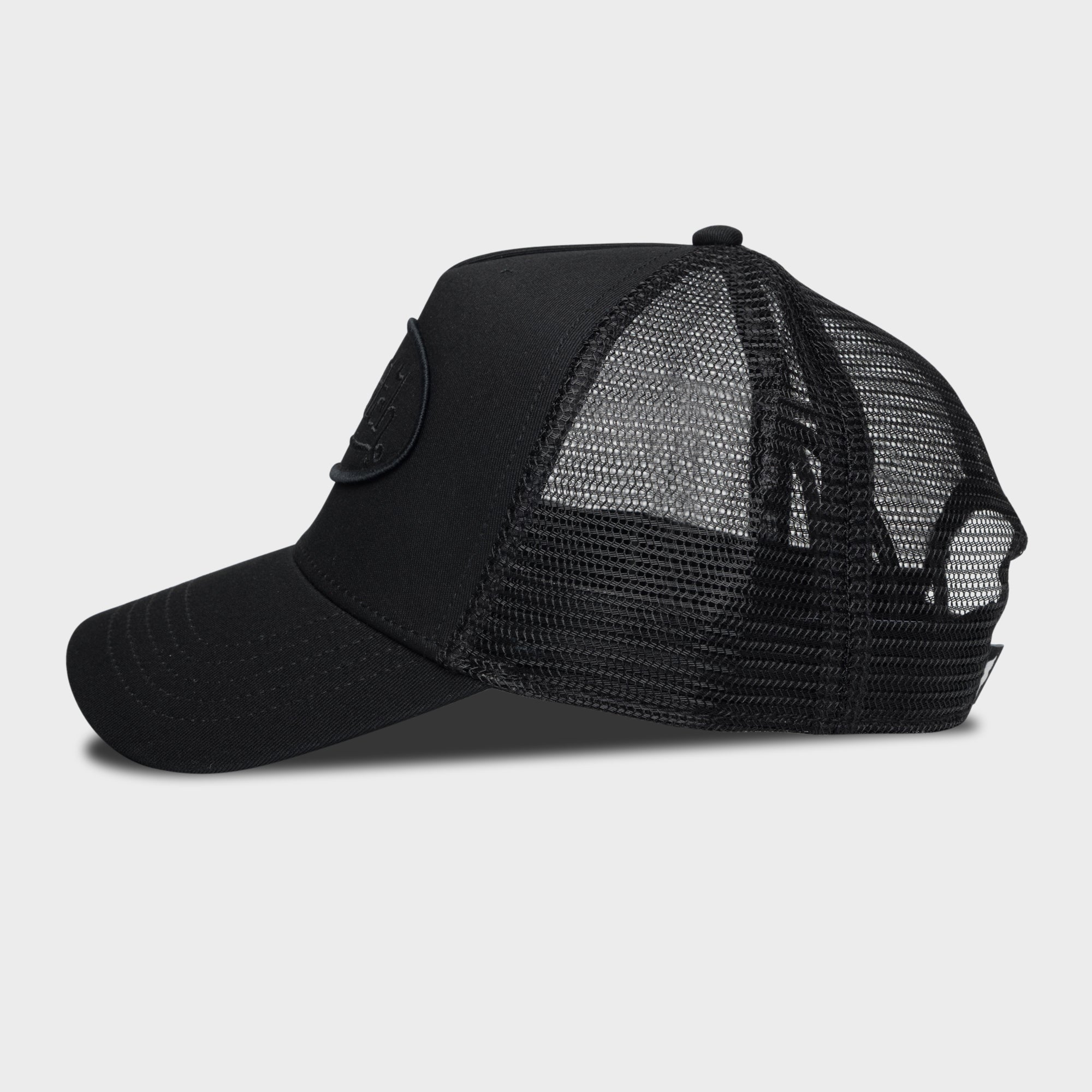 JET BLACK ON BLACK TRUCKER