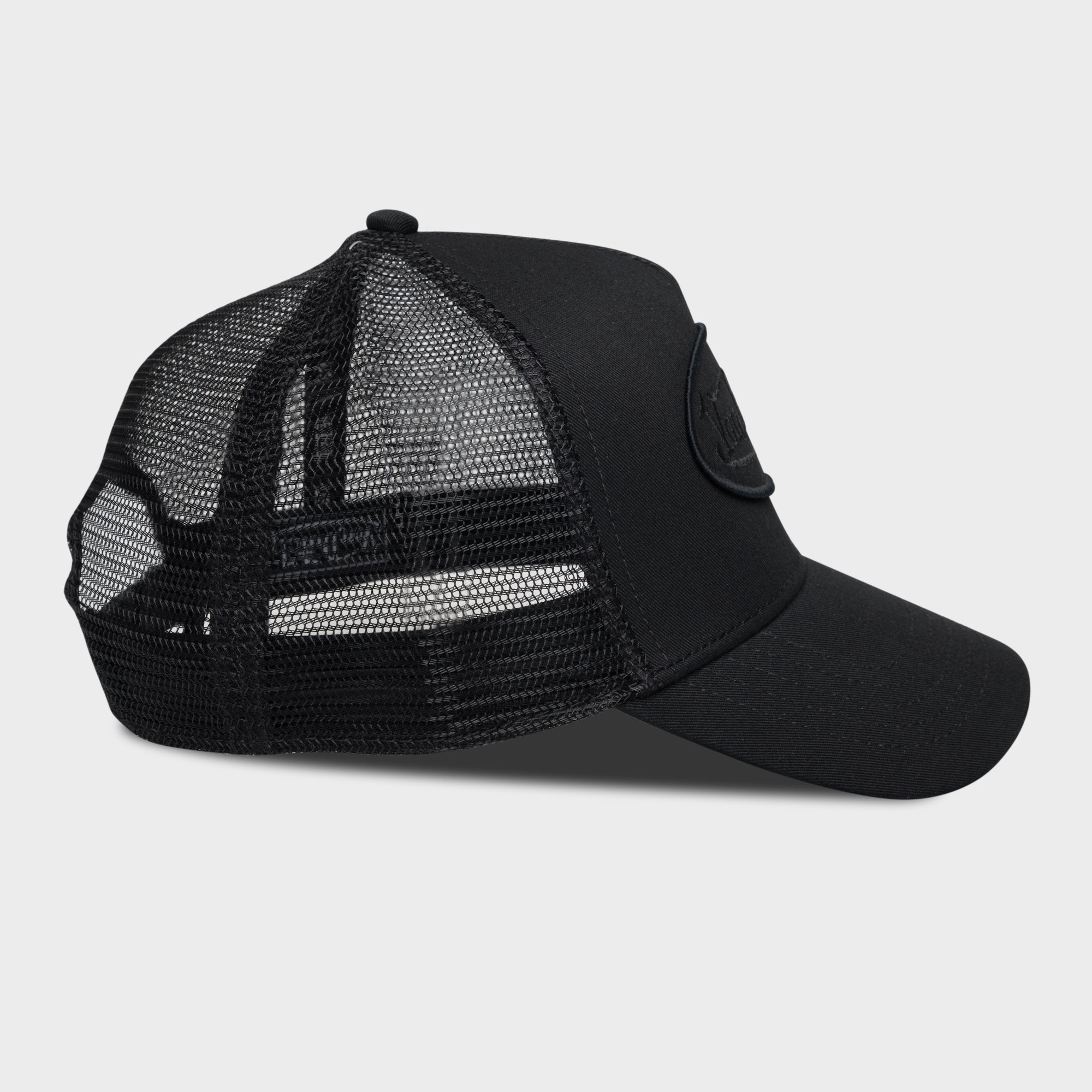 JET BLACK ON BLACK TRUCKER