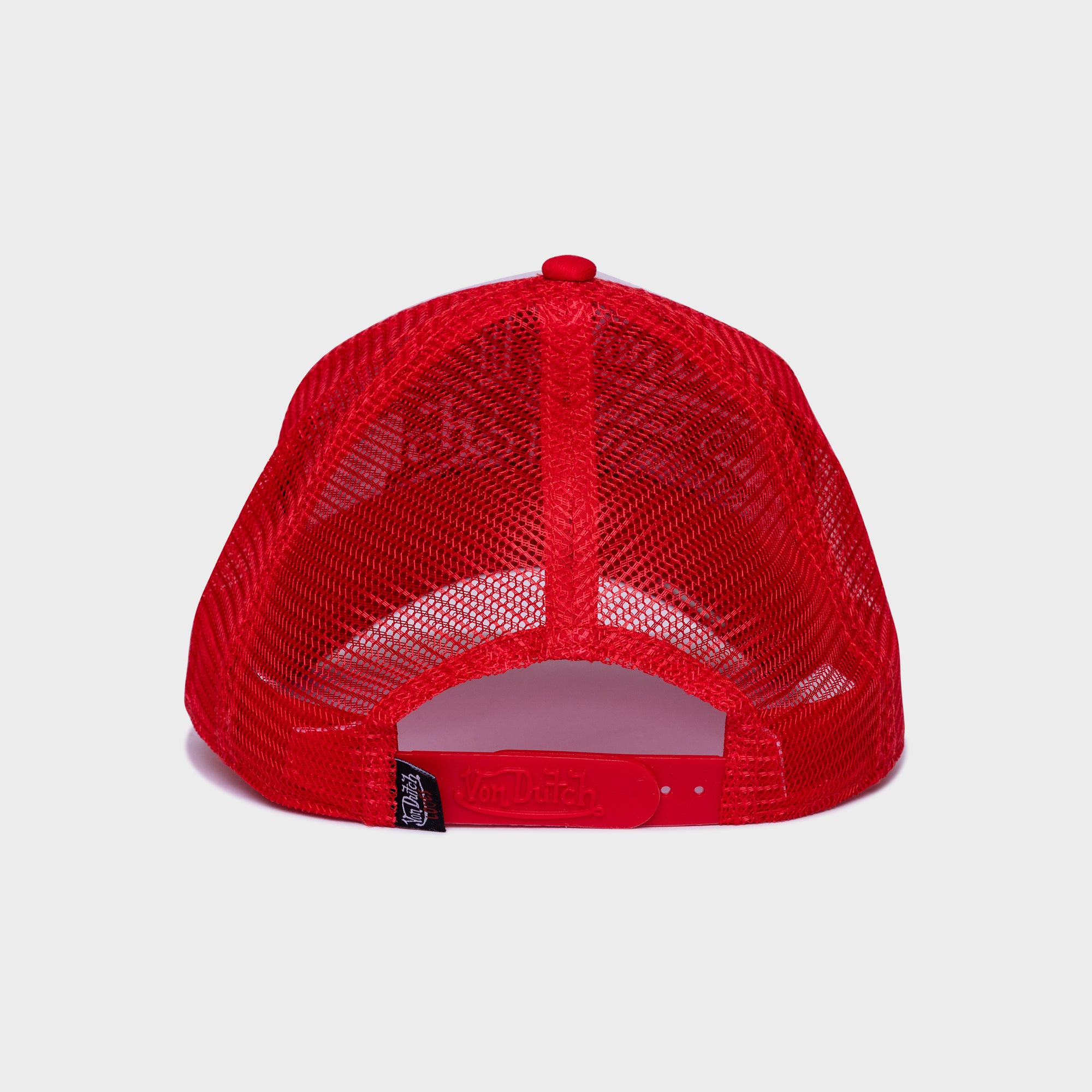 RED AND WHITE TRUCKER