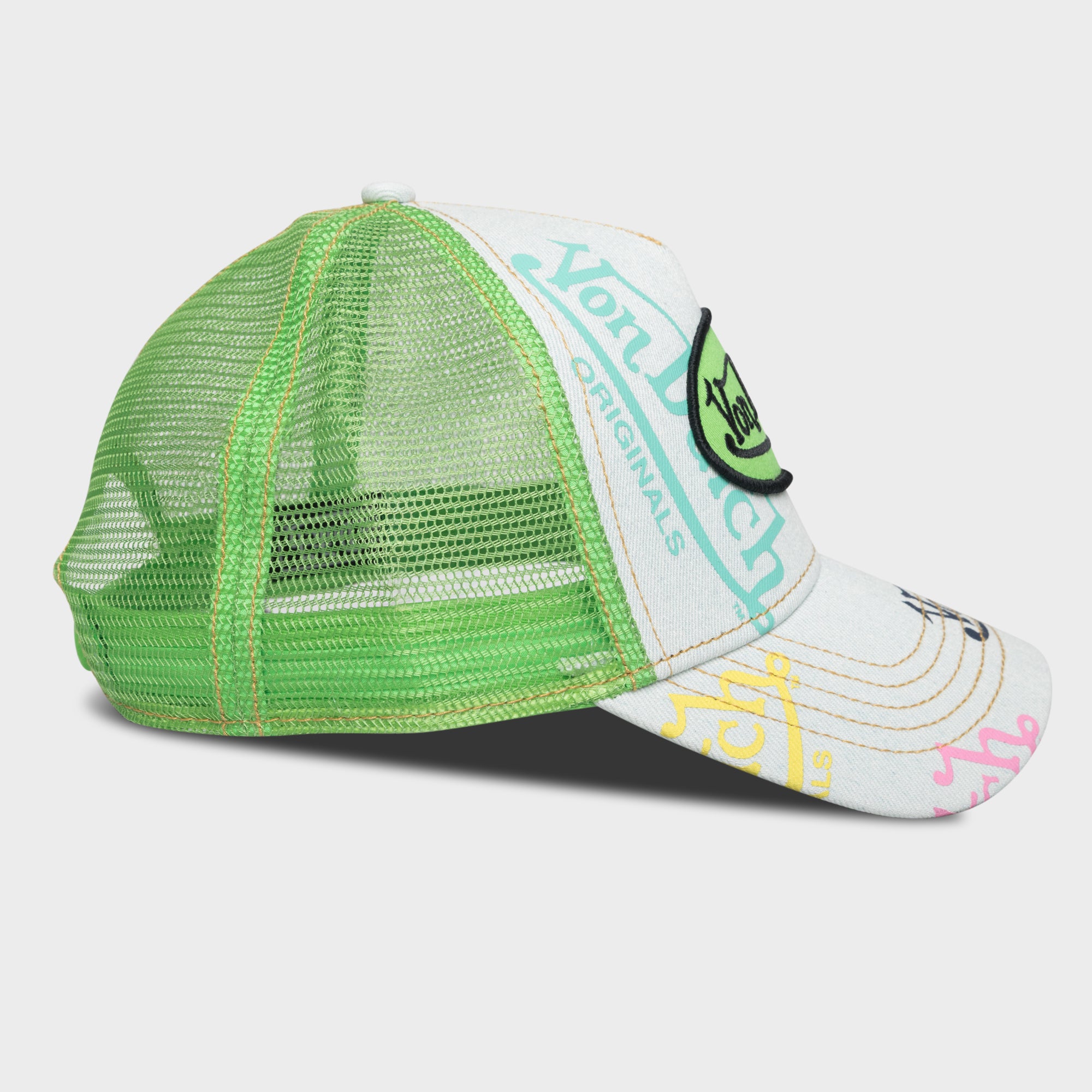TAGGED TRUCKER (COSTAL BLUE/GREEN)