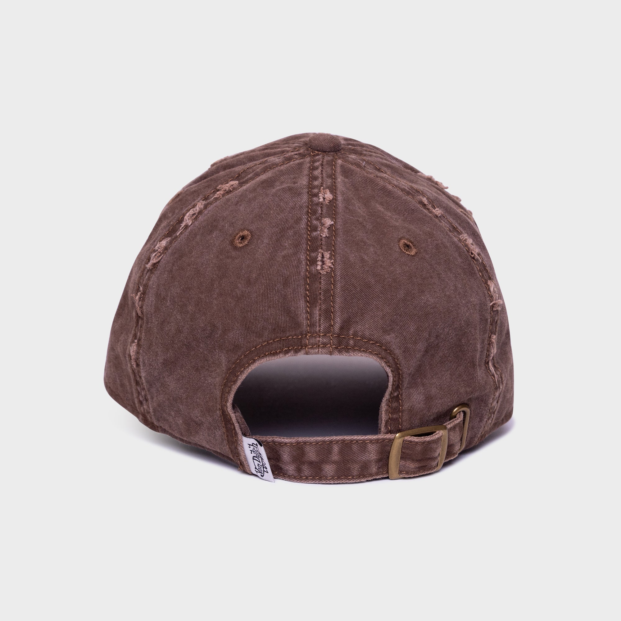 VON DUTCH LOVES BROWN DISTRESSED DAD HAT