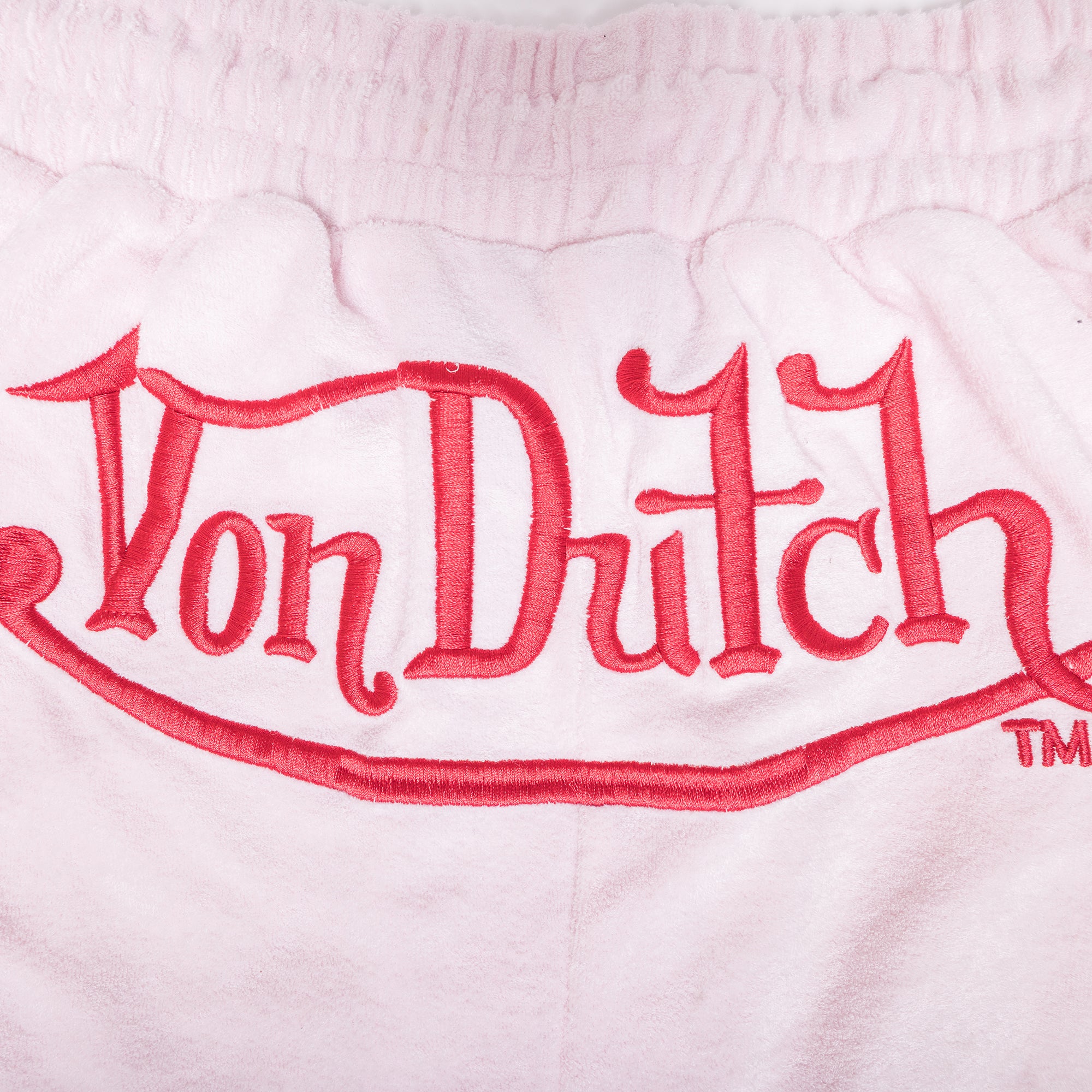 CALIFORNIA VELOUR JOGGING BOTTOMS (PINK)