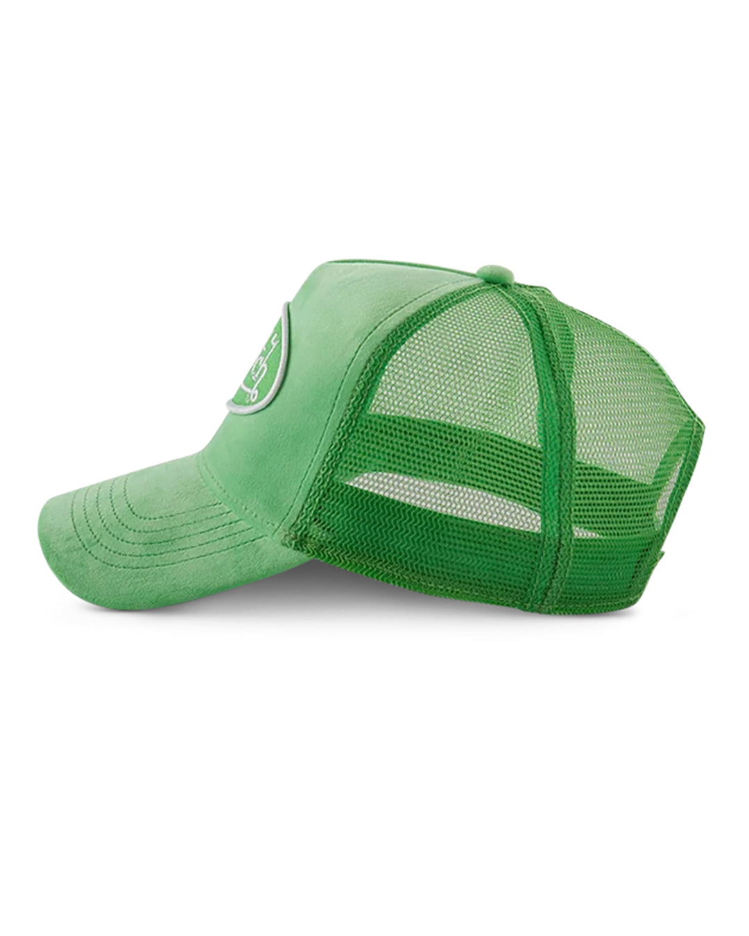 Von Dutch BRIGHT GREEN VELVET TRUCKER HAT
