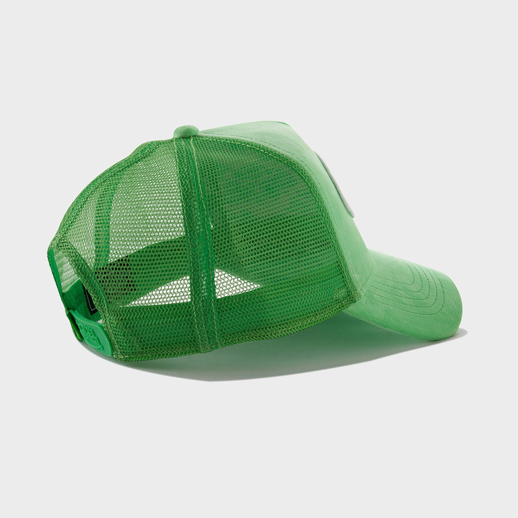 BRIGHT GREEN VELVET TRUCKER