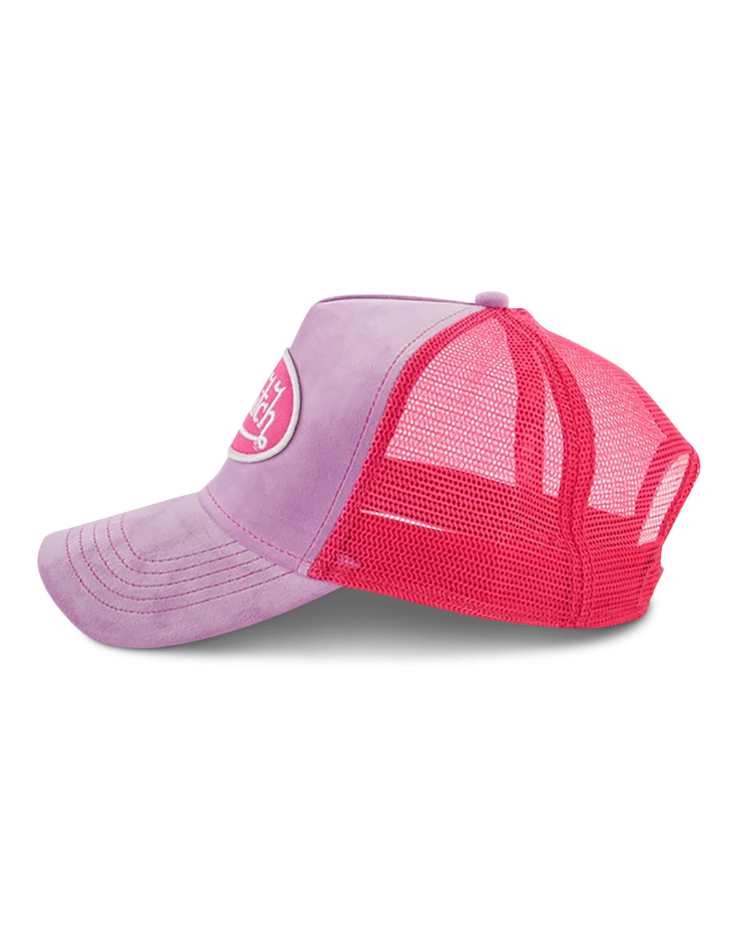 Von Dutch LILAC ICE VELVET TRUCKER HAT