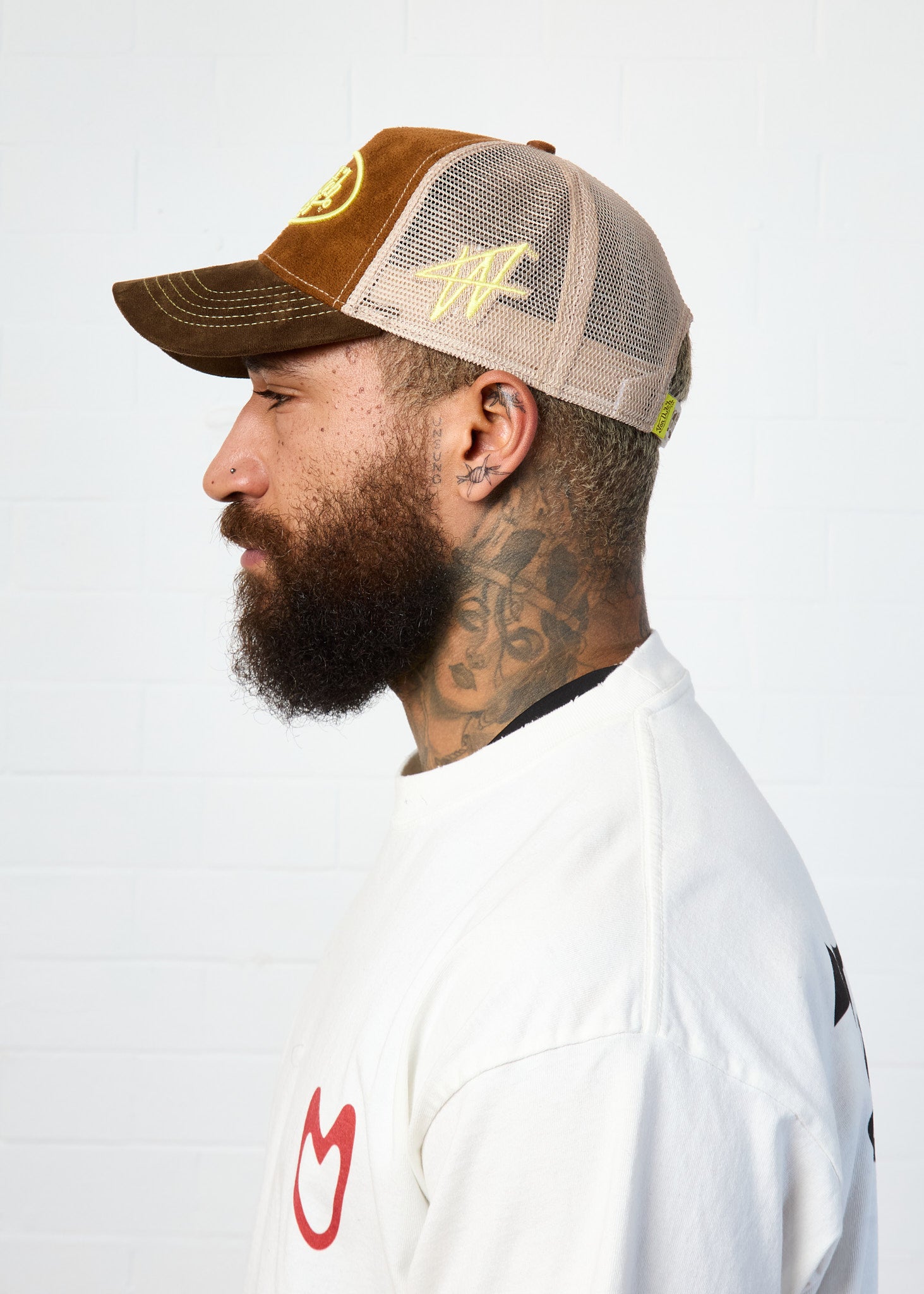 PRE-ORDER W SUEDETTE (YELLOW & BROWN)