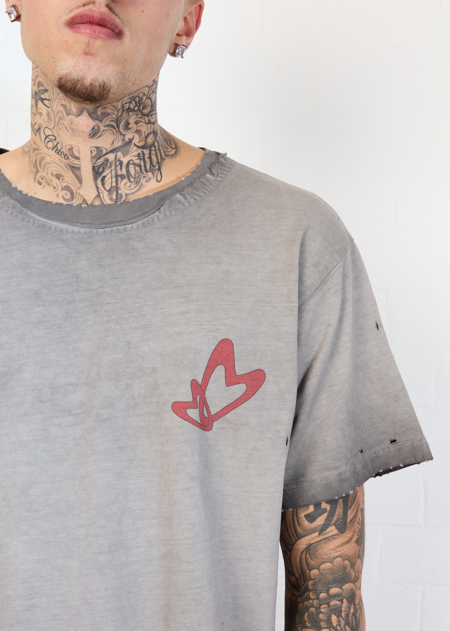 WINGS T (GREY STONE- OVERSIZE)