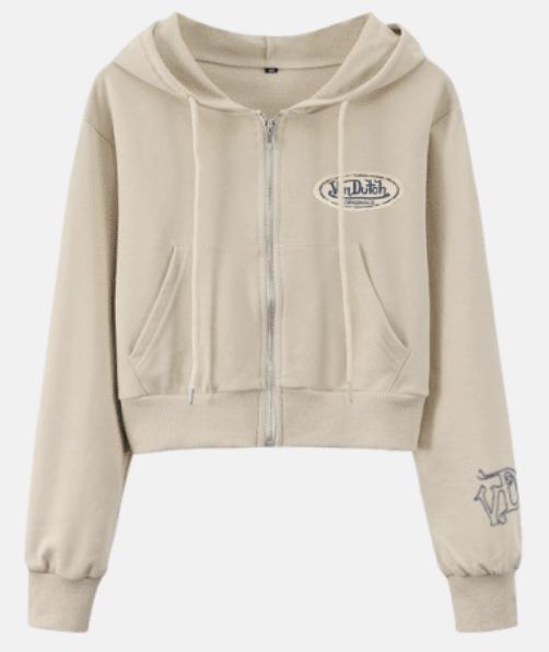 VD OUTLINE HOODIE (BEIGE)