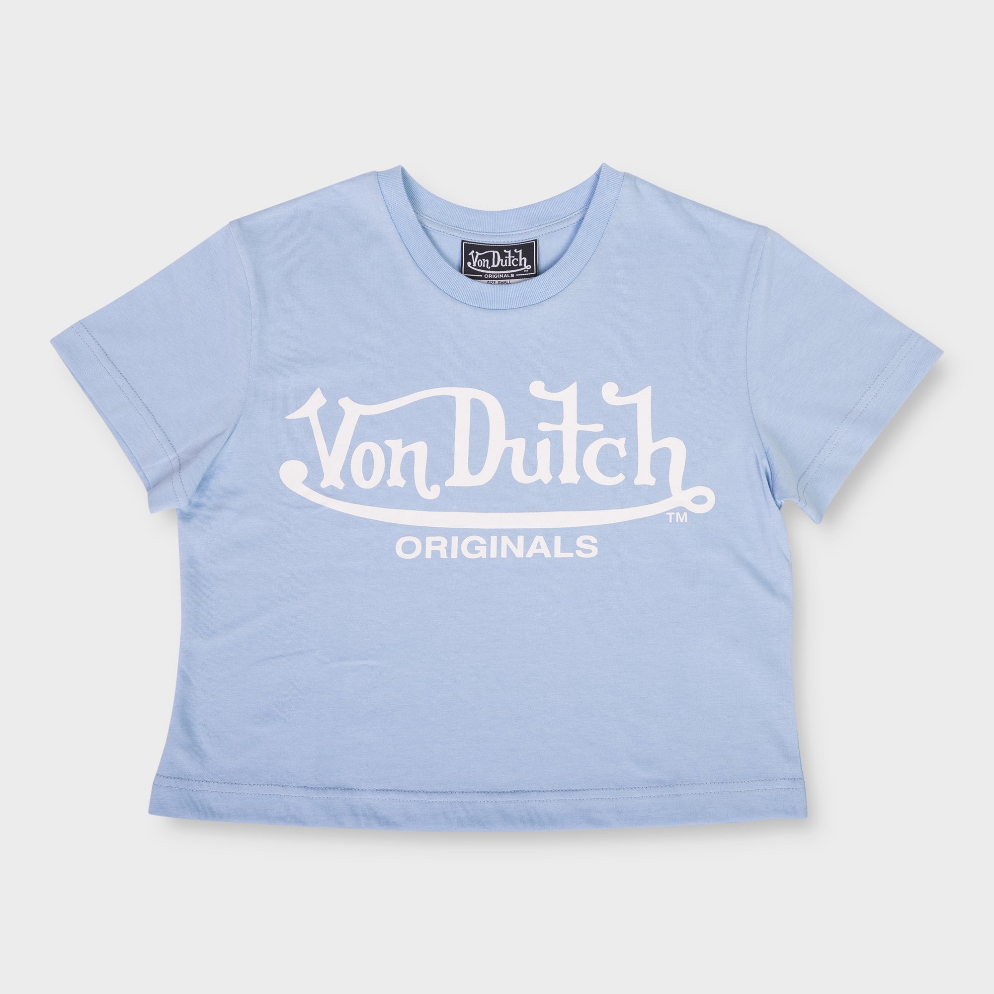 CROPPED BLUE BABY TEE