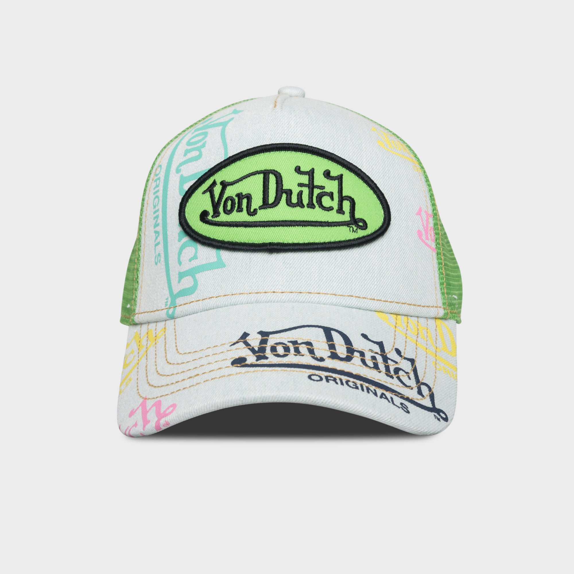TAGGED TRUCKER (COSTAL BLUE/GREEN)