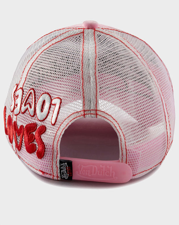 PINK VELVET TRUCKER