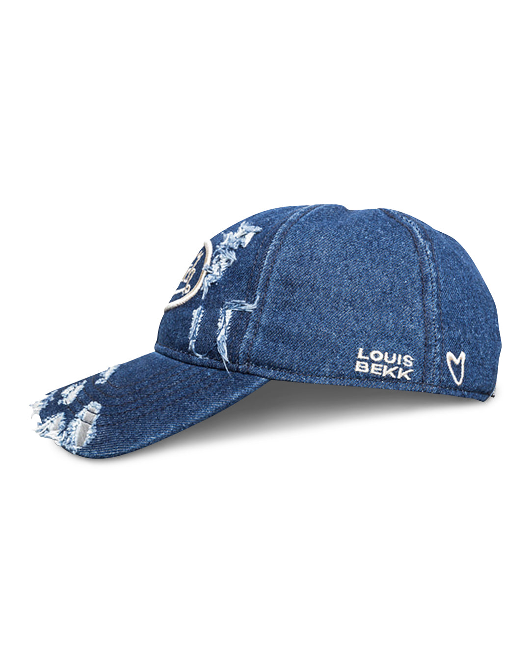 LOUIS BEKK X VON DUTCH LOVES HAT IN VINTAGE BLUE DENIM