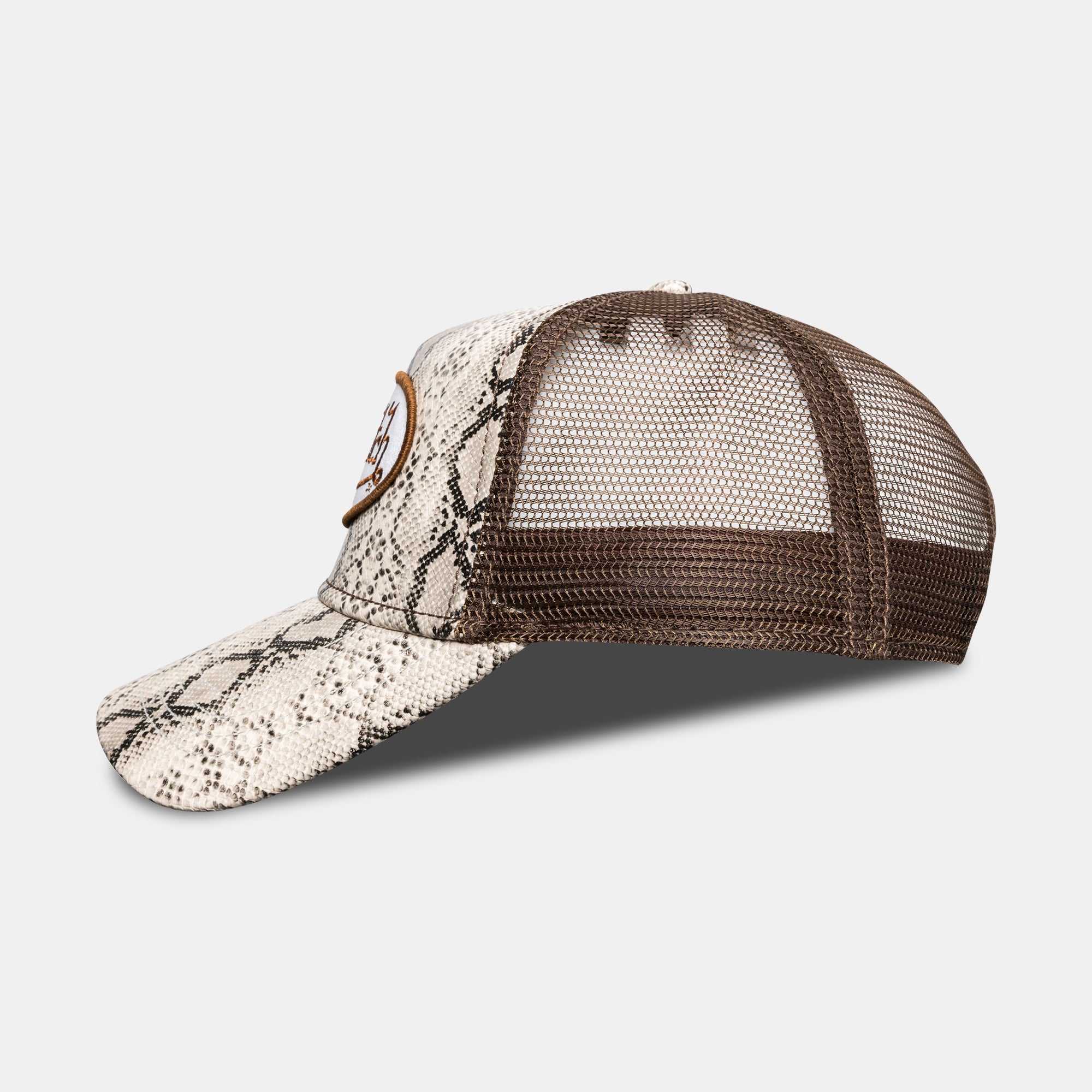 SNAKE PRINT TRUCKER