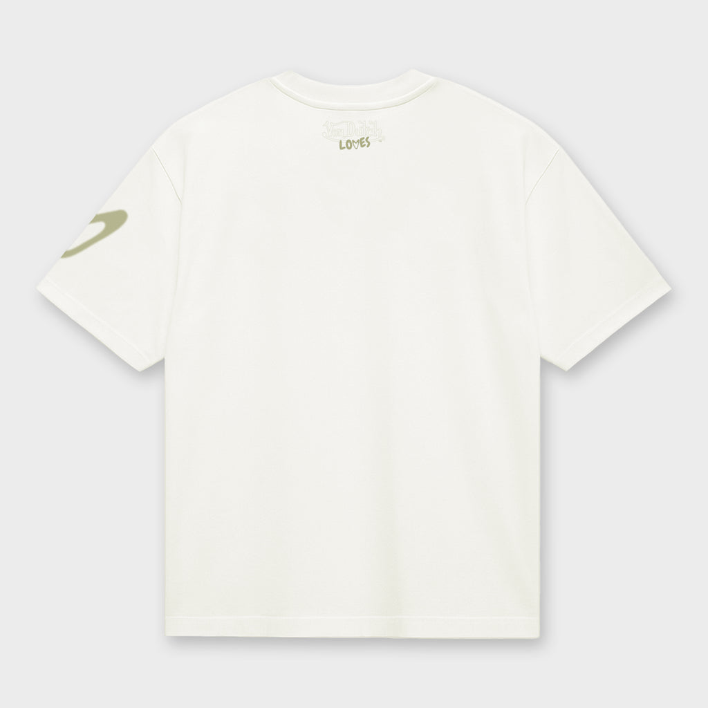 WEAR YOUR HEART ON YOUR SLEEVE T (WHITE)