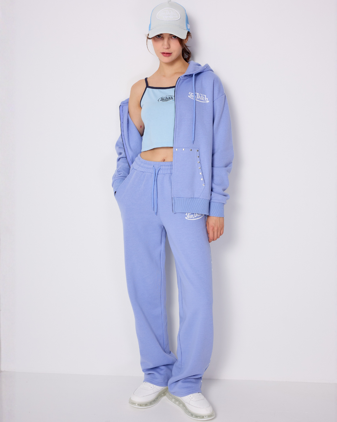 STUDDED JOGGER (LAVENDER)