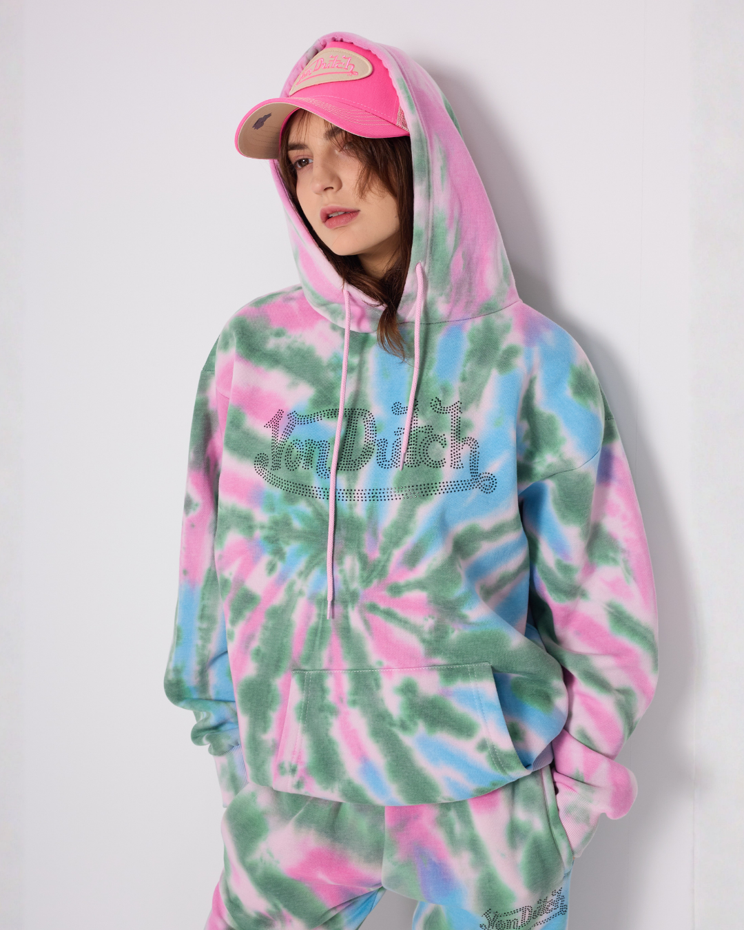 TIE-DYE DIAMONTE HOODIE