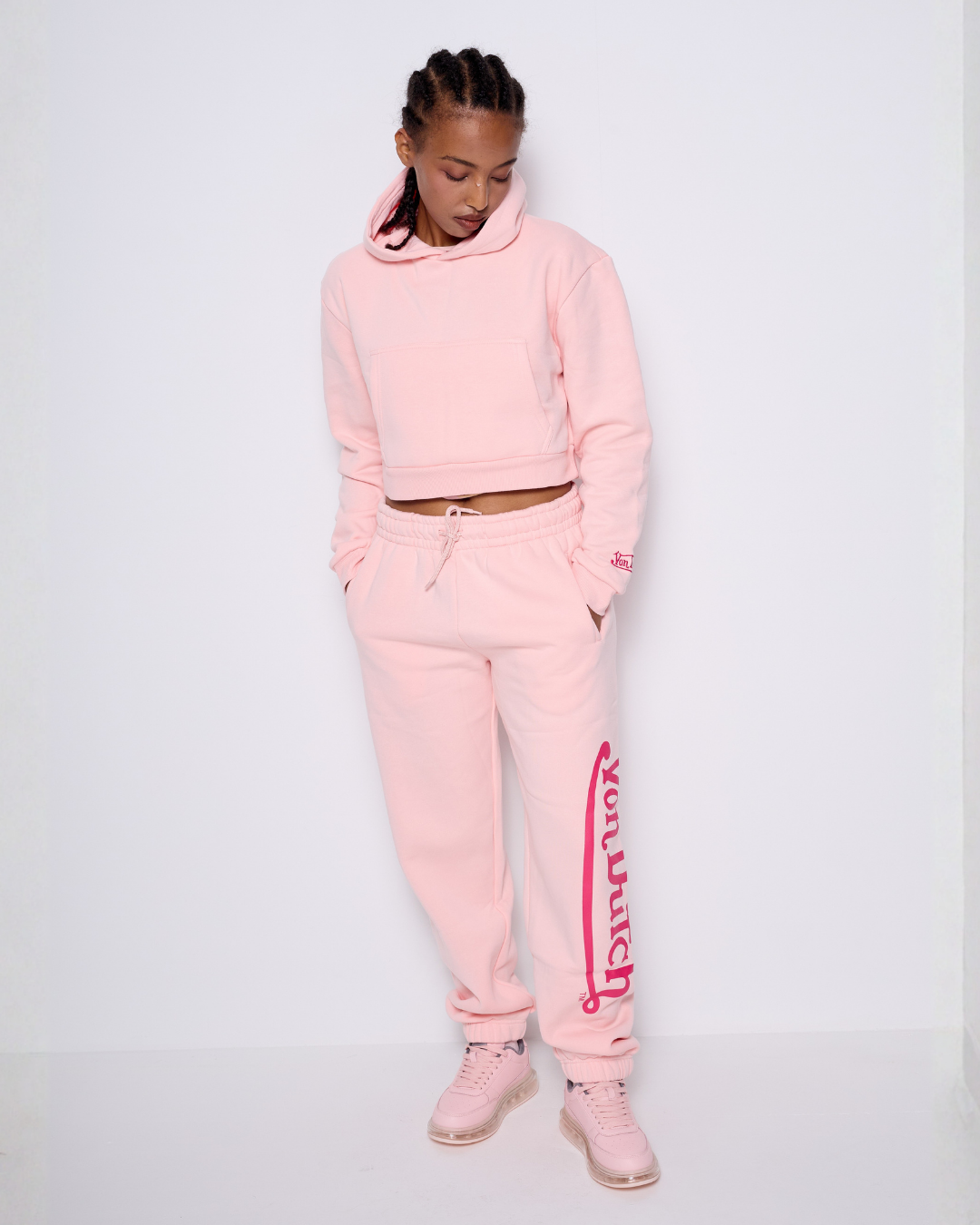 CUFFED JOGGER BABY PINK