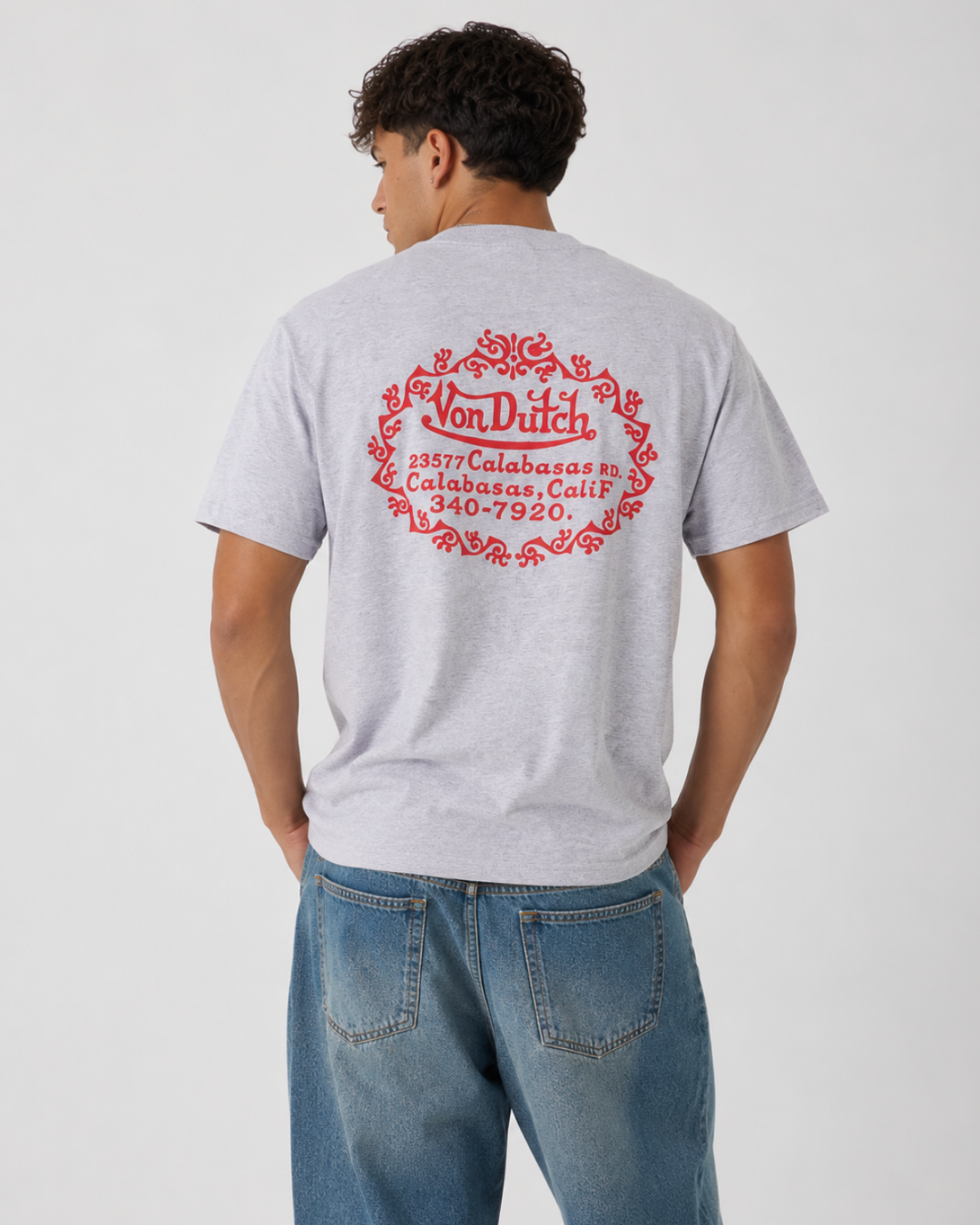 CALABASAS TEE (GREY) MENS/UNISEX